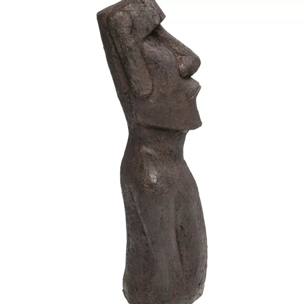 KARE Design - Scultura Decorativa Isola di Pasqua 80 cm per Interni | Idea Regalo Originale per Appassionati di Design 

（：，