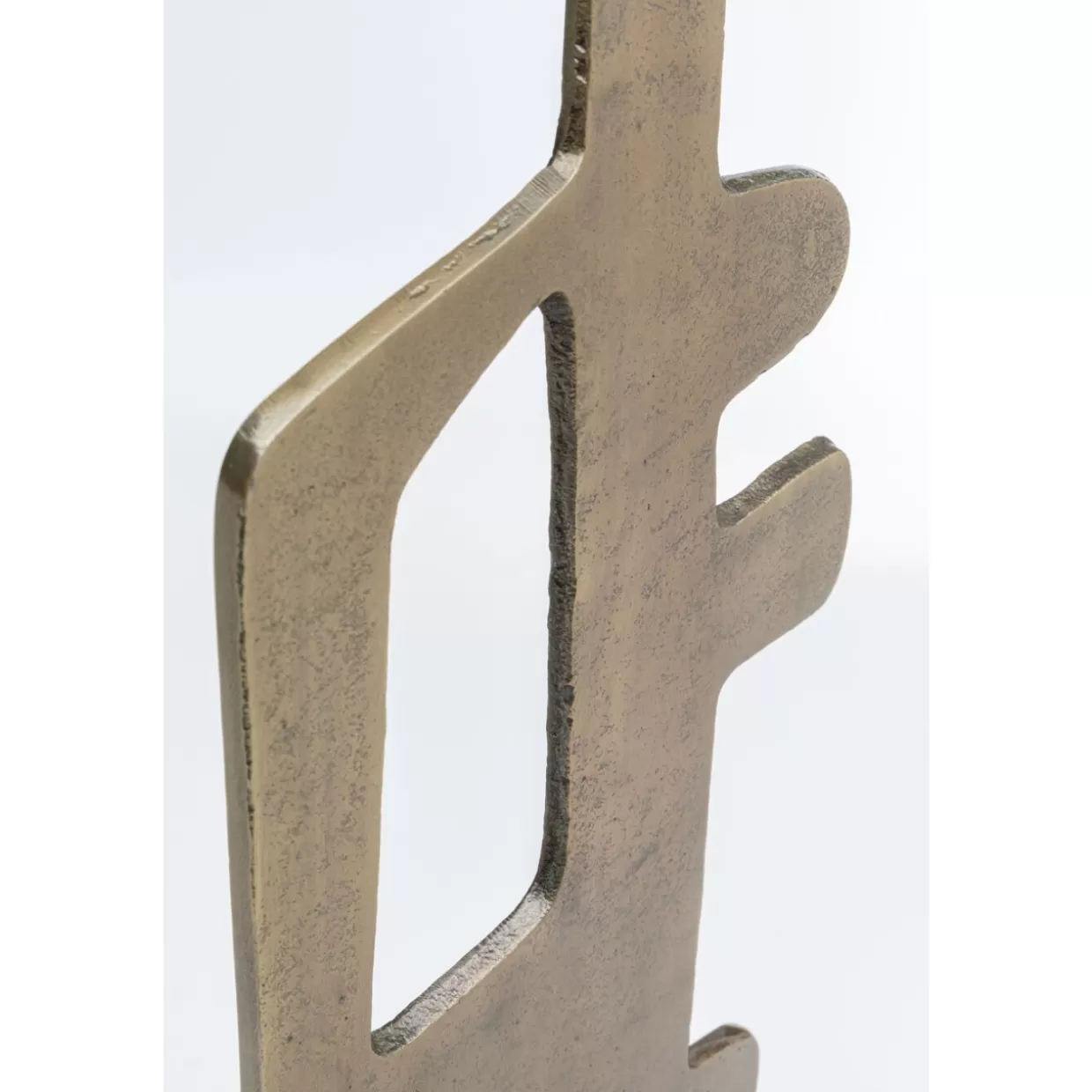 KARE Design - Oggetto Decorativo Moderno per la Casa, Elementi Stilizzati con Base in Legno, Altezza 25 cm