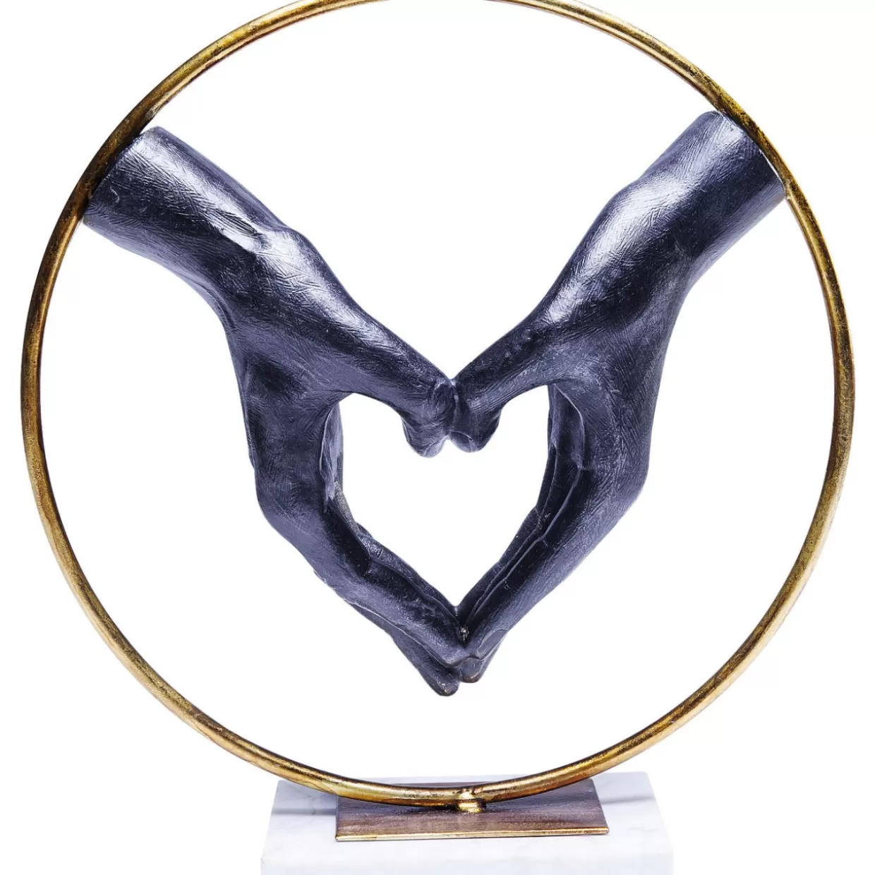 Cuore e Mano Elements - Oggetto Decorativo Moderno per la Casa, 33,5 cm - Design Esclusivo KARE