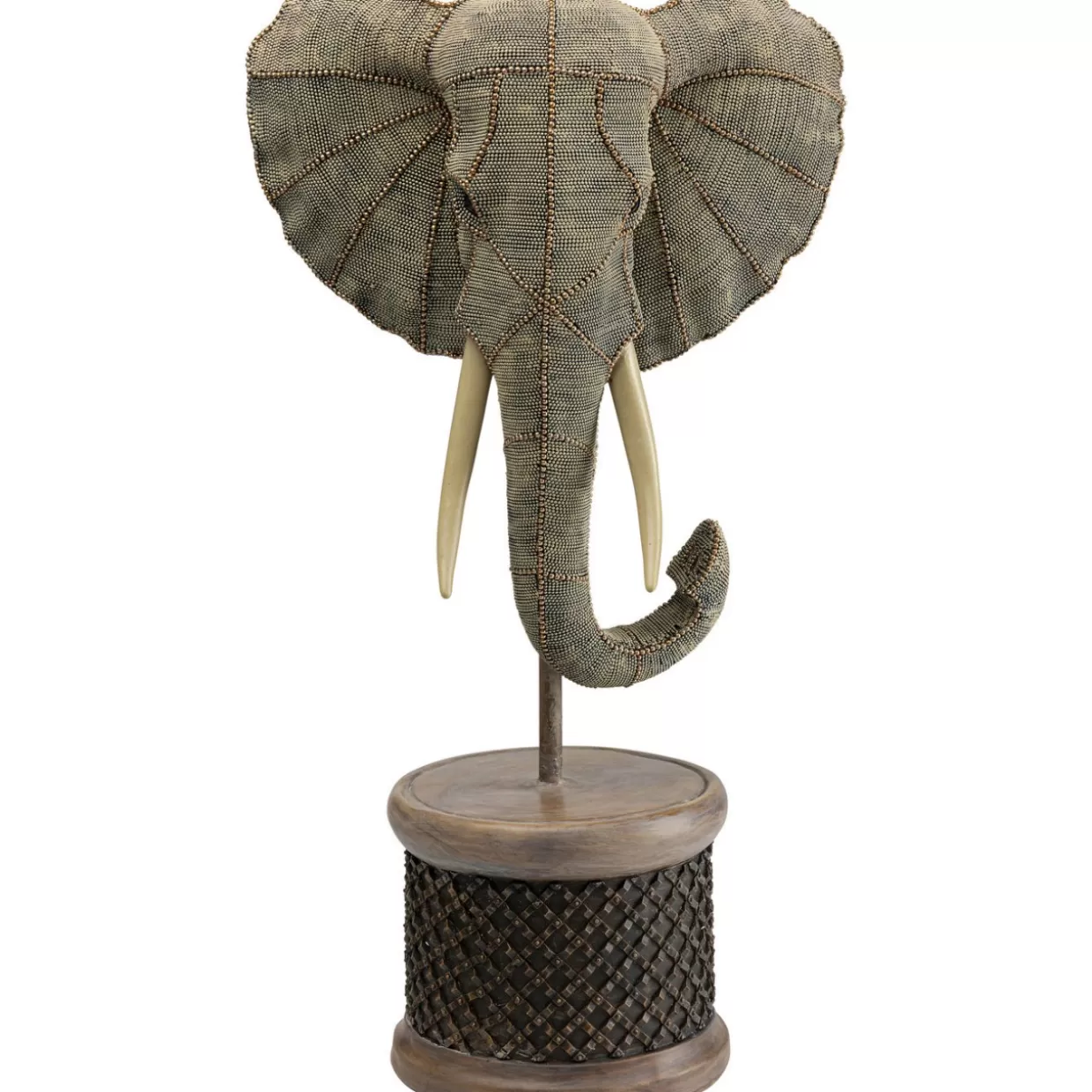 Elefante Decorativo con Perle KARE Design - Scultura da Parete per Arredamento Elegante, Idea Regalo Esclusiva Cod.76