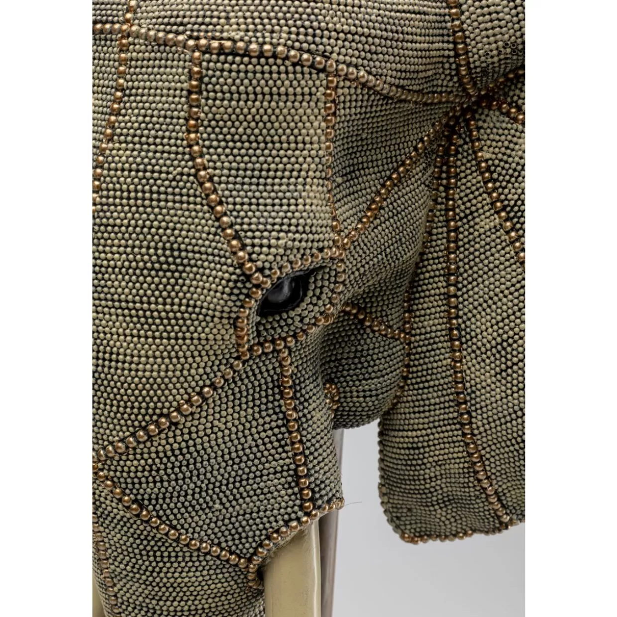Elefante Decorativo con Perle KARE Design - Scultura da Parete per Arredamento Elegante, Idea Regalo Esclusiva Cod.76