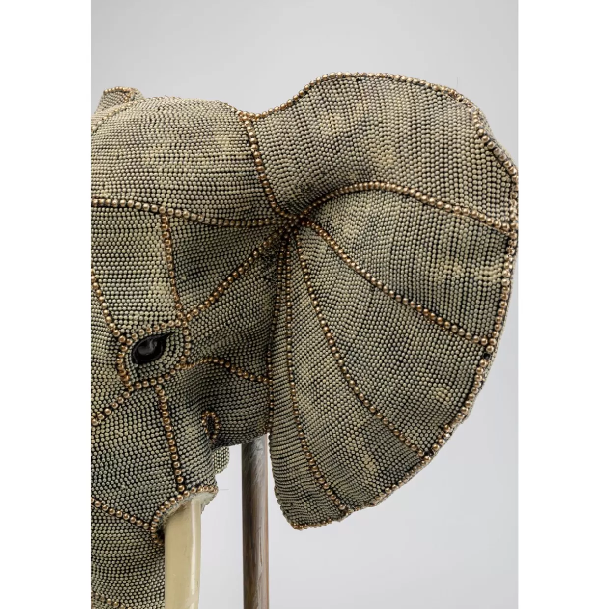 Elefante Decorativo con Perle KARE Design - Scultura da Parete per Arredamento Elegante, Idea Regalo Esclusiva Cod.76