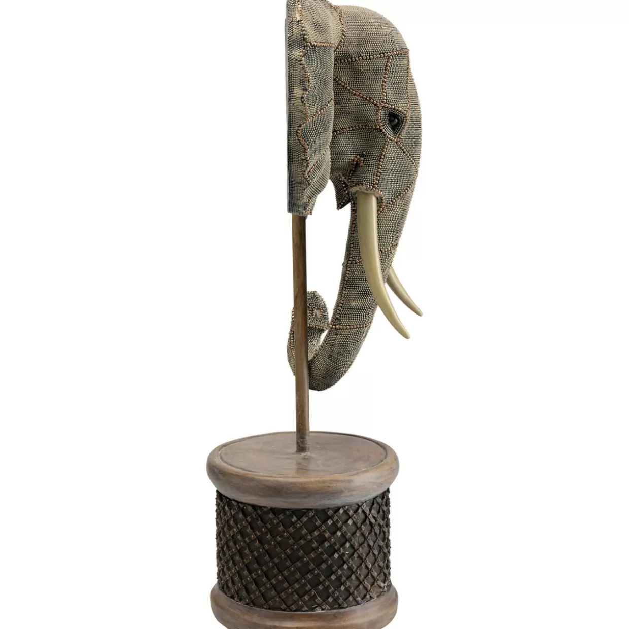Elefante Decorativo con Perle KARE Design - Scultura da Parete per Arredamento Elegante, Idea Regalo Esclusiva Cod.76