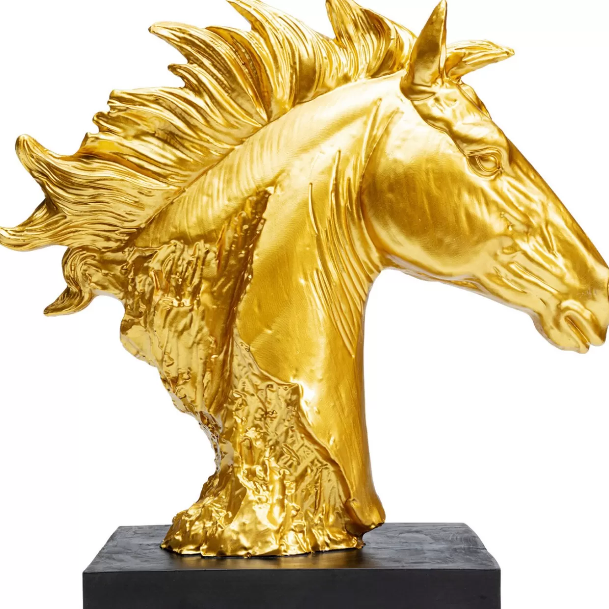 KARE Design - Oggetto Decorativo Fiesta Gold in Tonalità Dorate, 41 cm per Arredamento Casa e Idee Regalo Originali