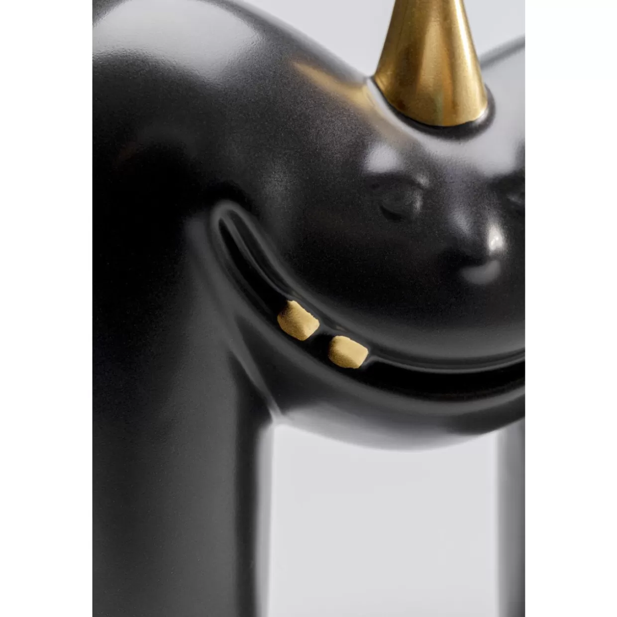 KARE Design | Oggetto Decorativo Originale per la Casa - Denti Divertenti in Nero, 15 cm