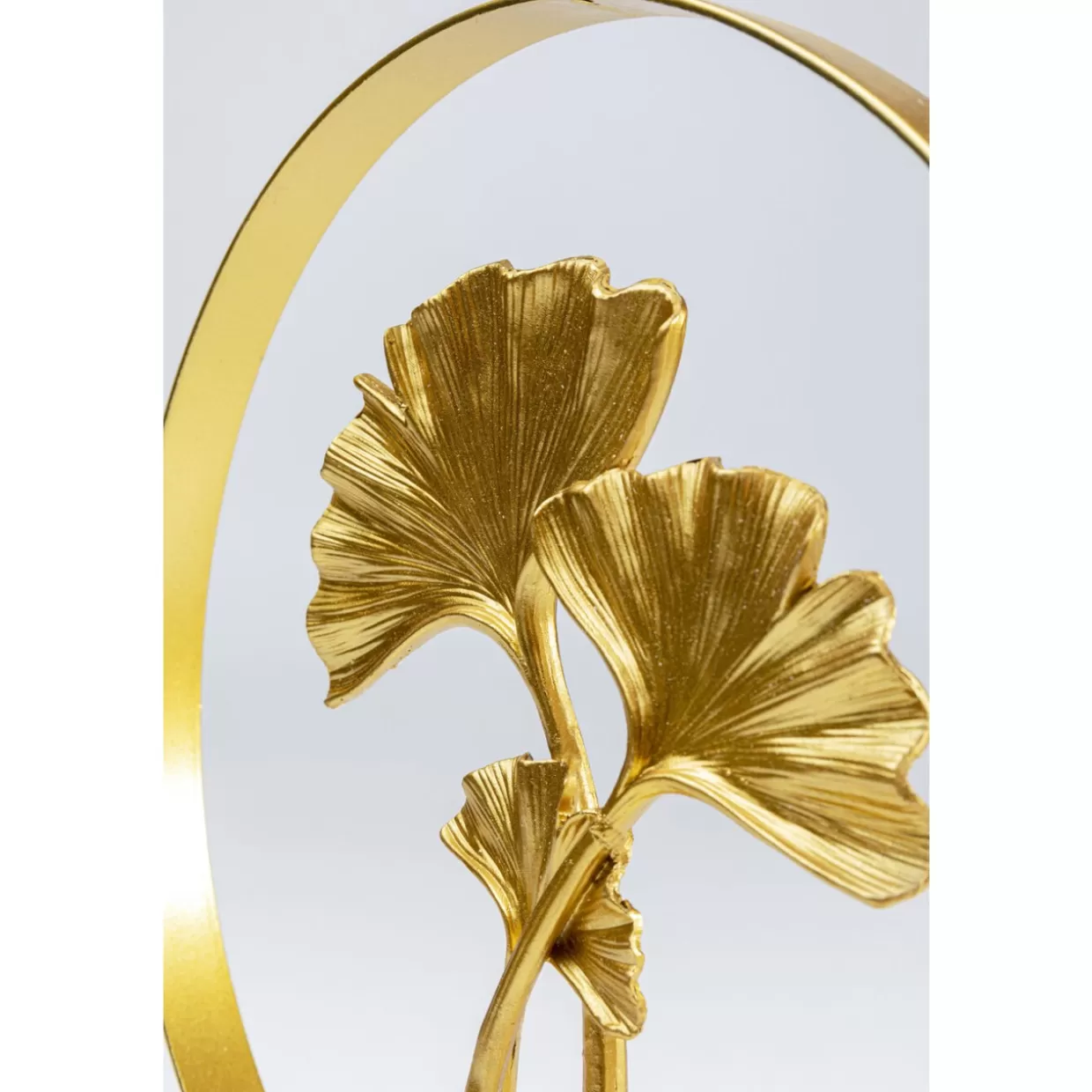Scultura in Legno Ginkgo - Cerchio Artistico 34 cm Diametro | Articoli Decorativi e Regali Originali by KARE Design