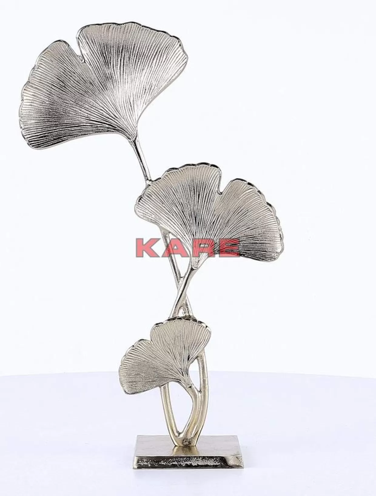 KARE Design - Scultura Moderna Foglie di Ginkgo 70cm per Arredamento Botanico | Idee Regalo Originali per Appassionati di Decorazioni Naturali