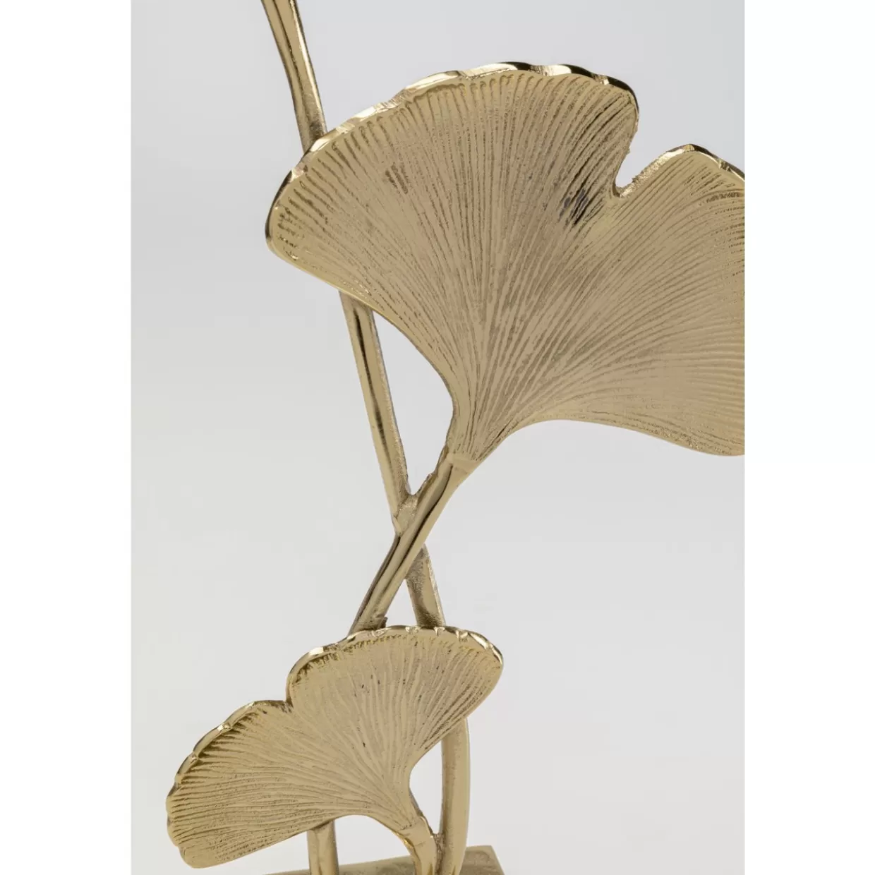 KARE Design - Scultura Moderna Foglie di Ginkgo 70cm per Arredamento Botanico | Idee Regalo Originali per Appassionati di Decorazioni Naturali