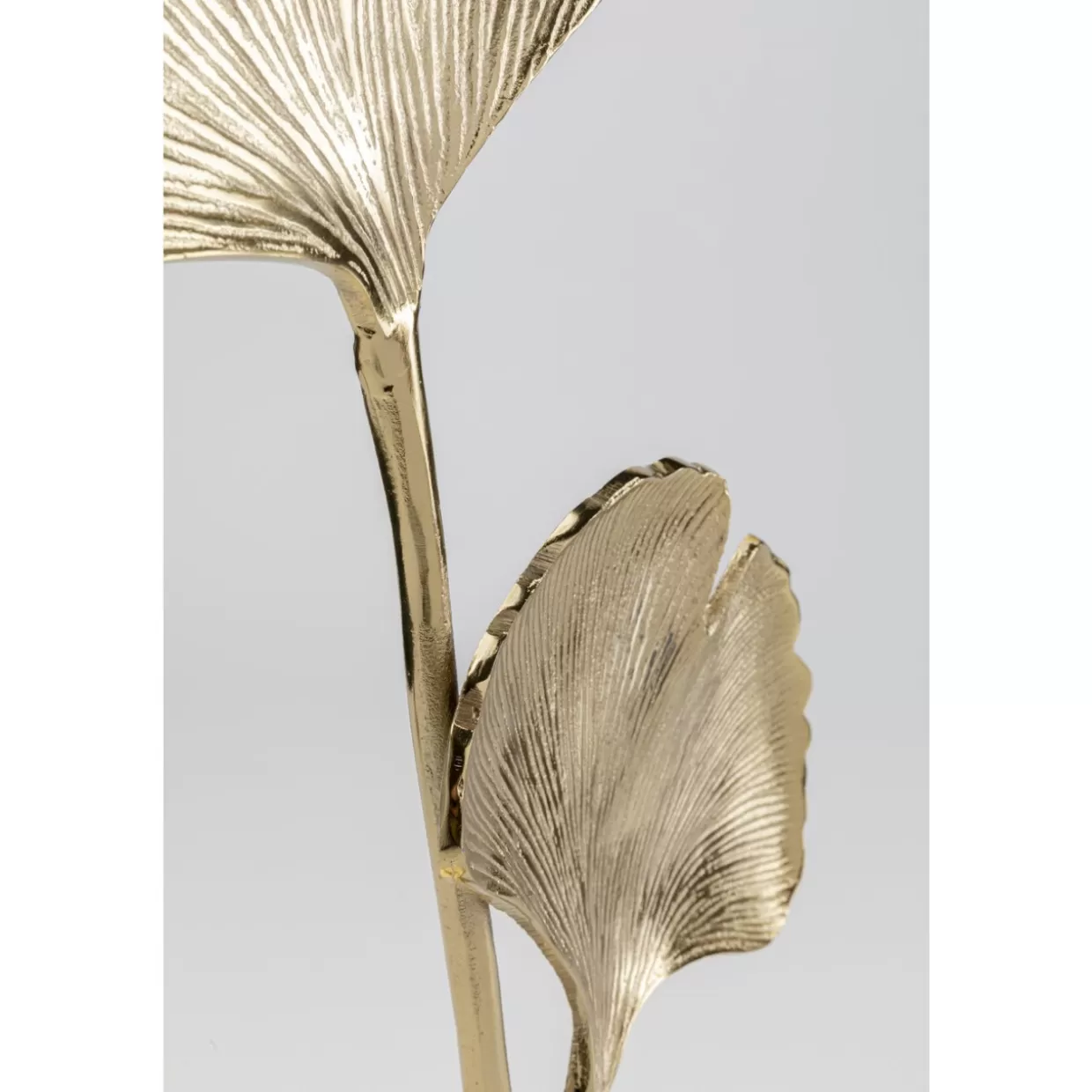 KARE Design - Scultura Moderna Foglie di Ginkgo 70cm per Arredamento Botanico | Idee Regalo Originali per Appassionati di Decorazioni Naturali
