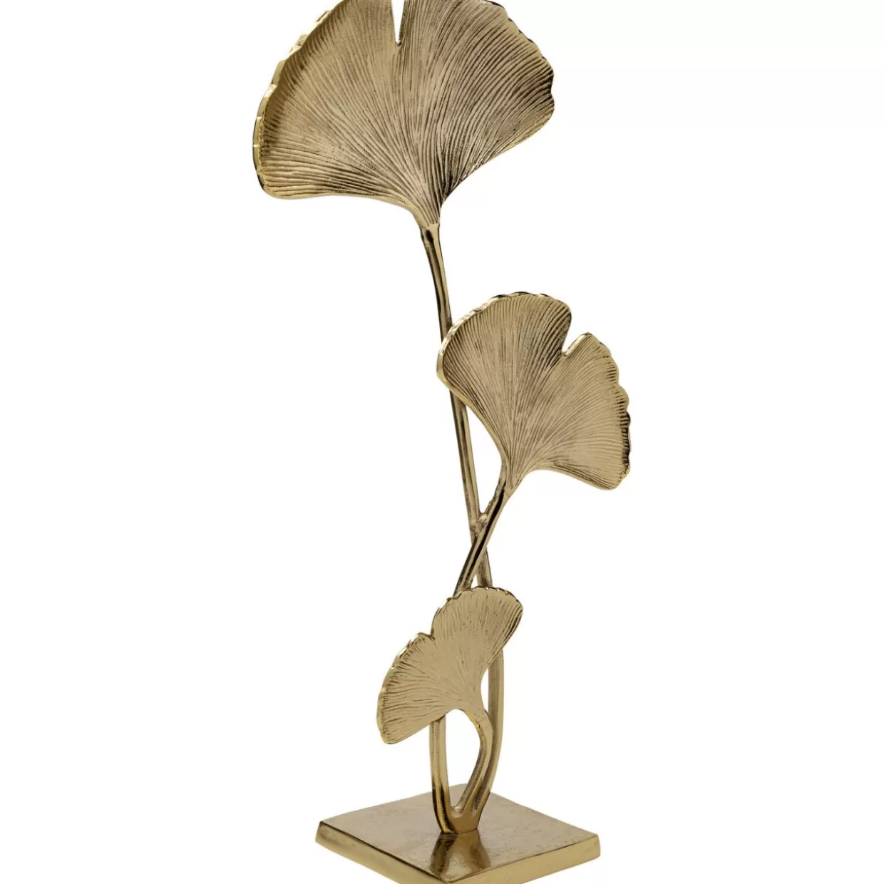 KARE Design - Scultura Moderna Foglie di Ginkgo 70cm per Arredamento Botanico | Idee Regalo Originali per Appassionati di Decorazioni Naturali