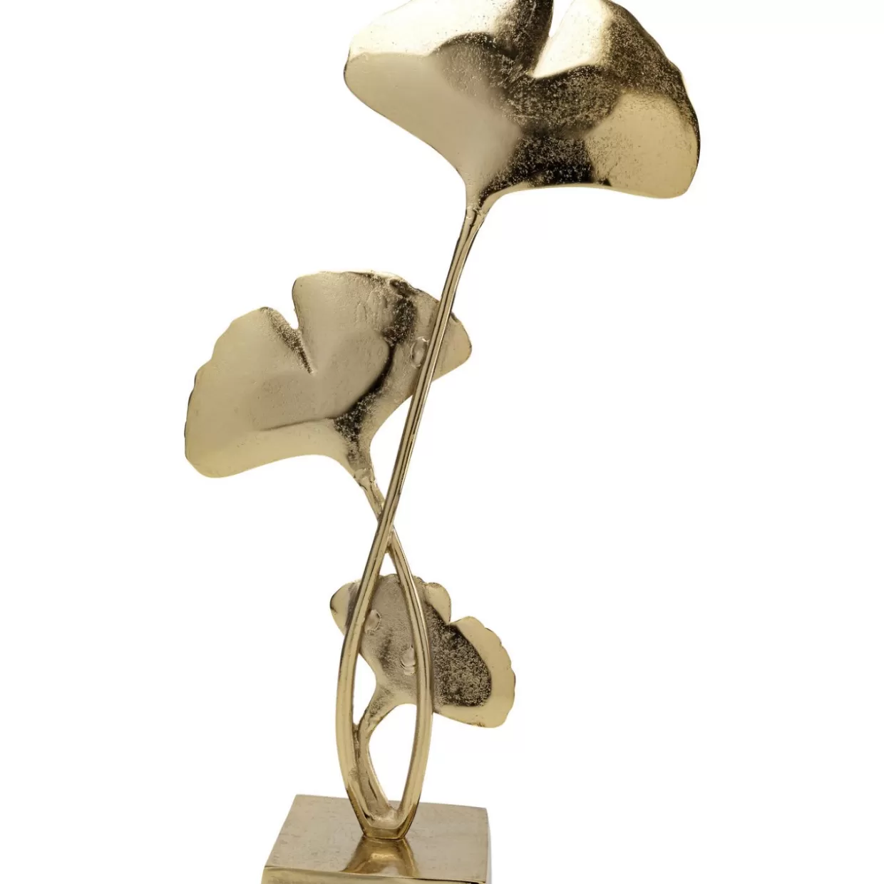 KARE Design - Scultura Moderna Foglie di Ginkgo 70cm per Arredamento Botanico | Idee Regalo Originali per Appassionati di Decorazioni Naturali