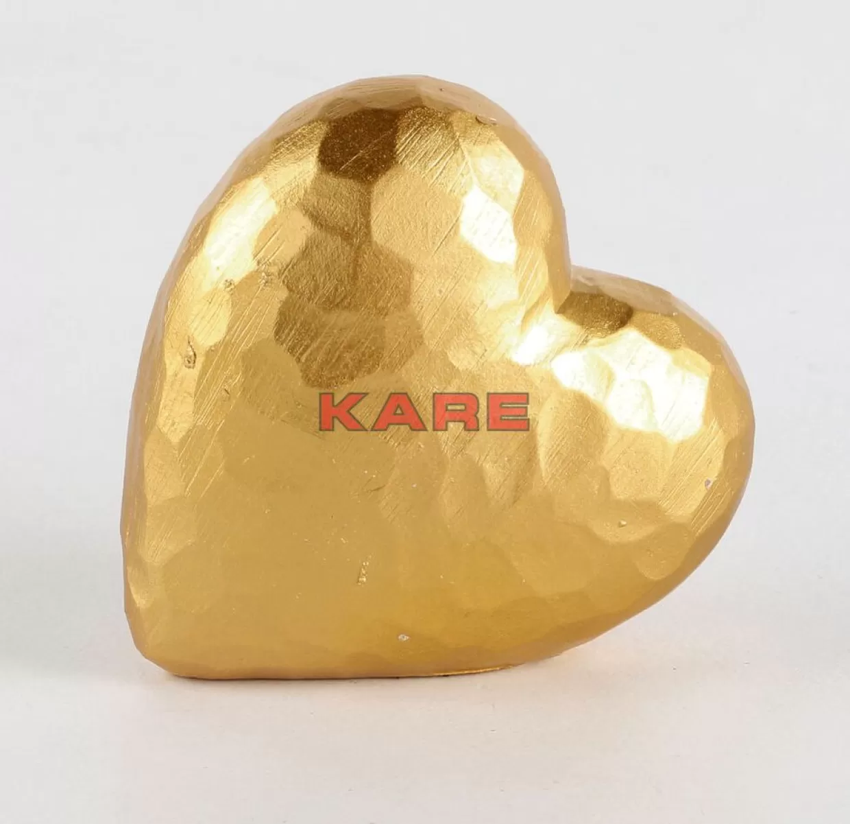 Cuore Decorativo in Resina KARE Design - Scultura da Tavolo 14 cm per Interni, Idee Regalo Originali per San Valentino e Anniversari