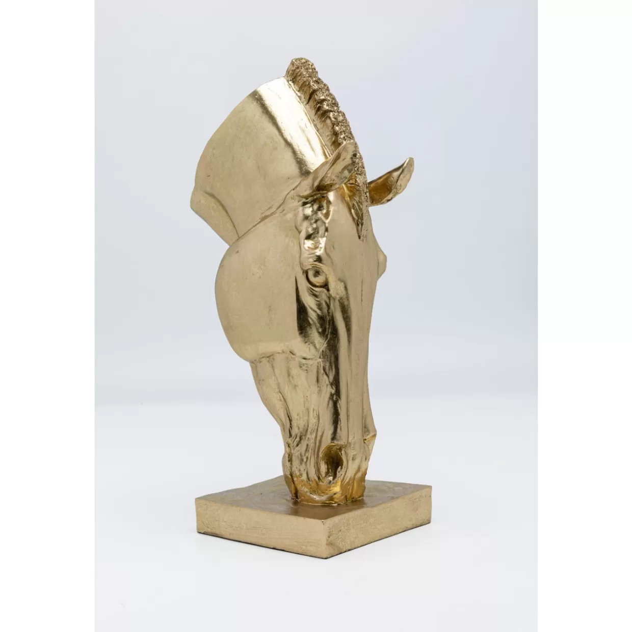 Cavallo Dorato per Arredamento - Scultura Decorativa in Resina 57 cm, Dettaglio Unico per Interni & Idea Regalo Ricercato | KARE Design Collezione Esclusiva