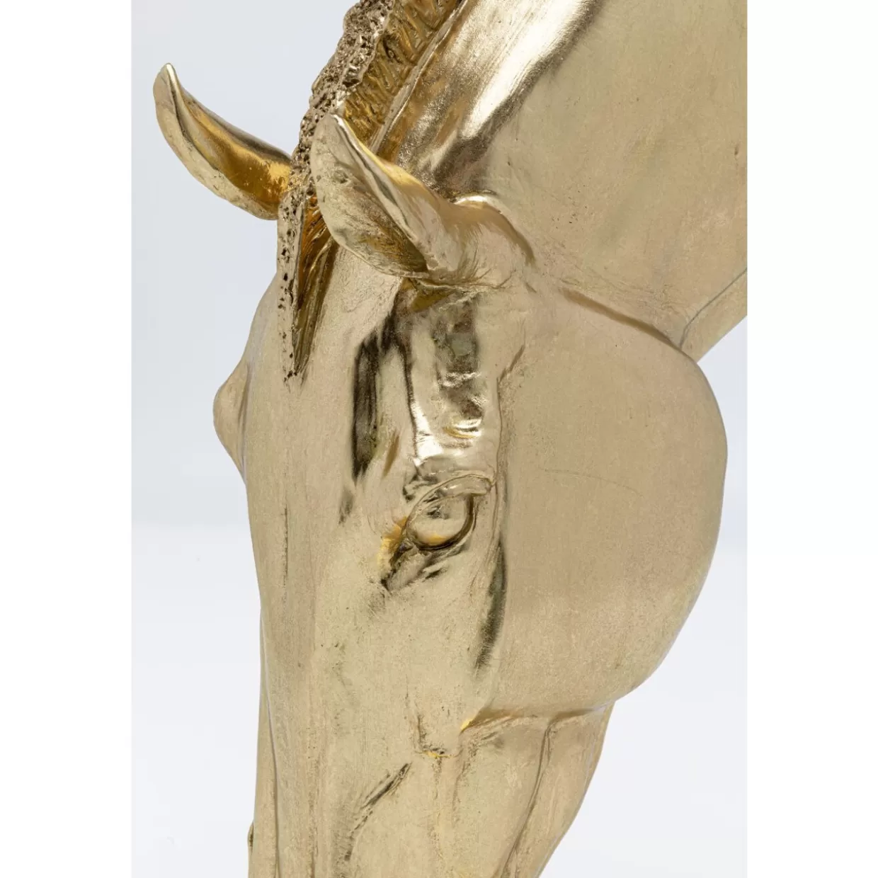 Cavallo Dorato per Arredamento - Scultura Decorativa in Resina 57 cm, Dettaglio Unico per Interni & Idea Regalo Ricercato | KARE Design Collezione Esclusiva