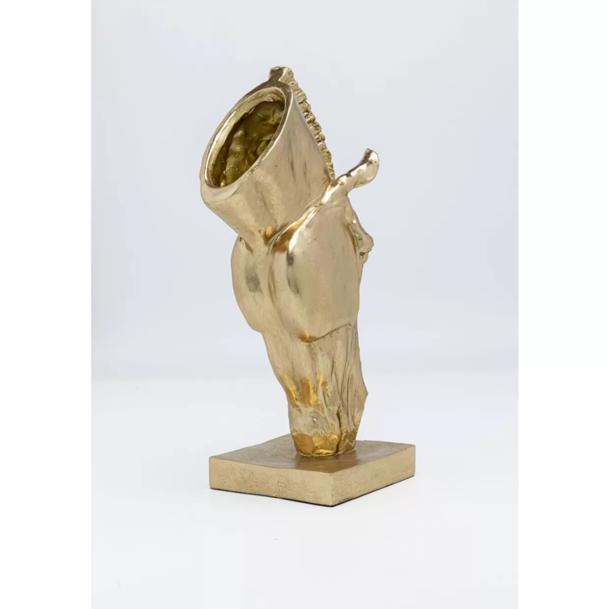 Cavallo Dorato per Arredamento - Scultura Decorativa in Resina 57 cm, Dettaglio Unico per Interni & Idea Regalo Ricercato | KARE Design Collezione Esclusiva