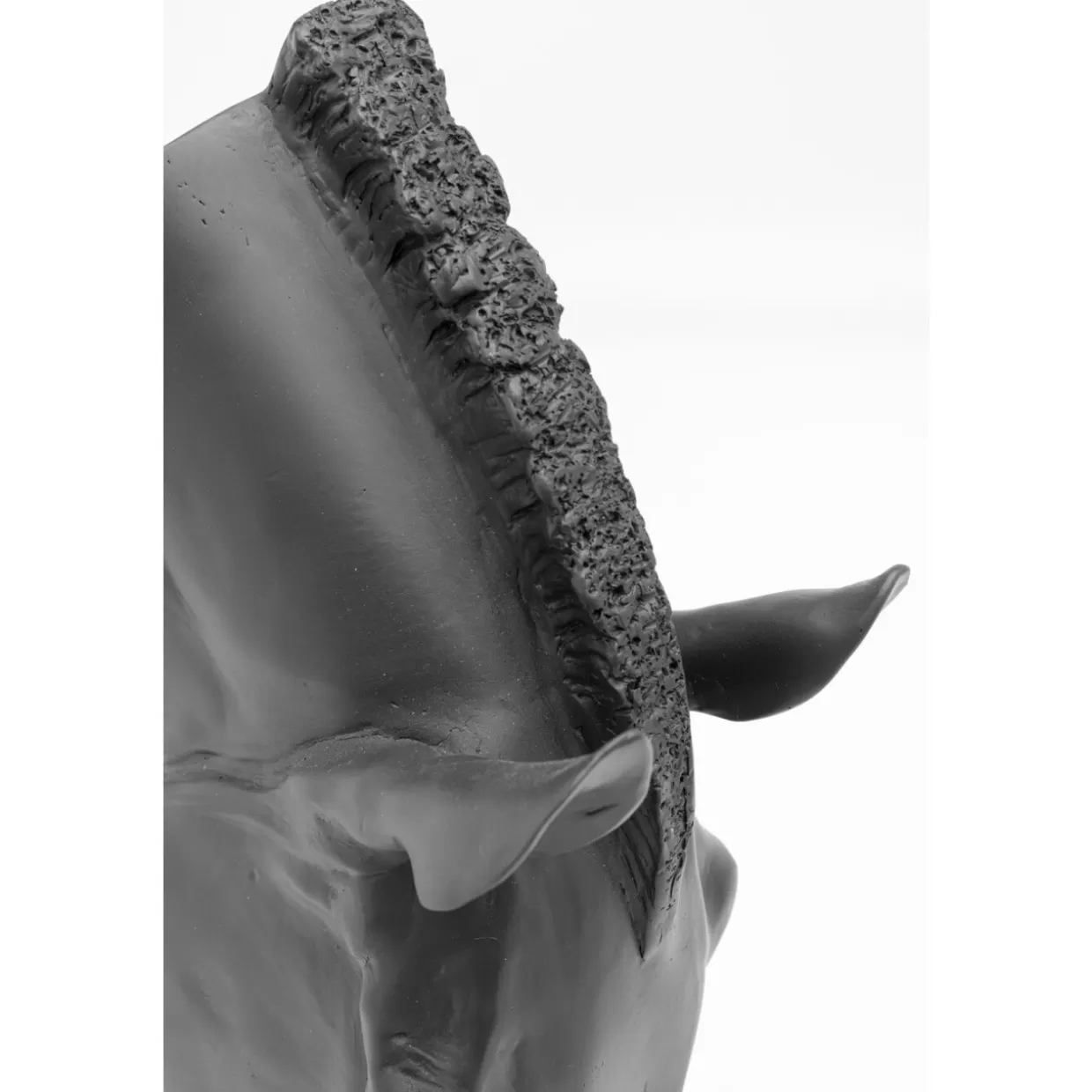 KARE Design - Scultura Decorativa Cavallo in Stile Moderno, Testa di Cavallo Elegante in Nero, Altezza 57 cm per Arredamento Casa