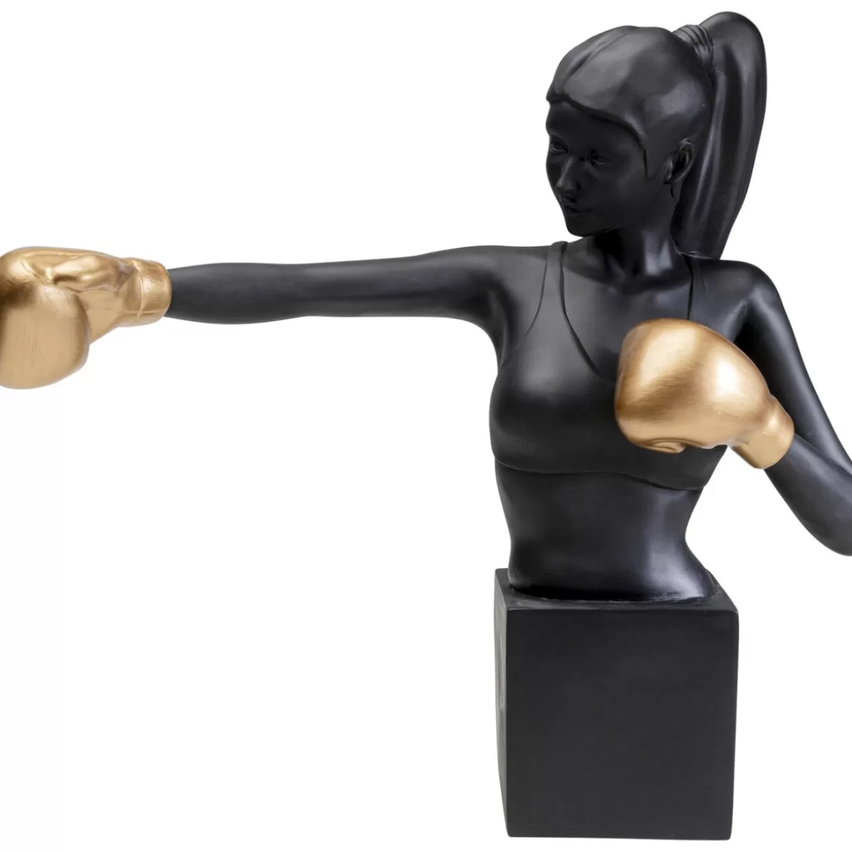 KARE Design - Scultura Decorativa Lady Balboa 68 cm, Idee Regalo per Arredamento Moderno