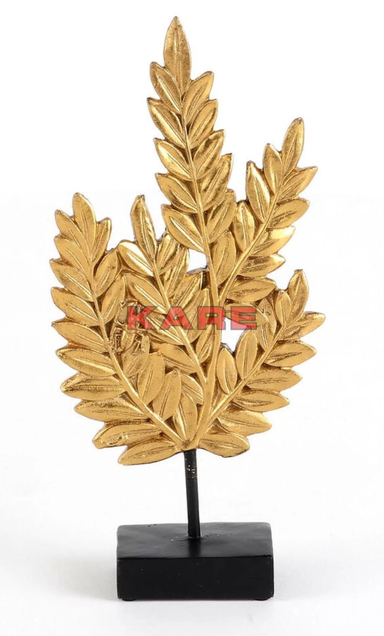 Decorazione Foglie Dorate Elegante | Oggetto Decorativo 14 cm in Oro - Idee Regalo per la Casa by KARE Design