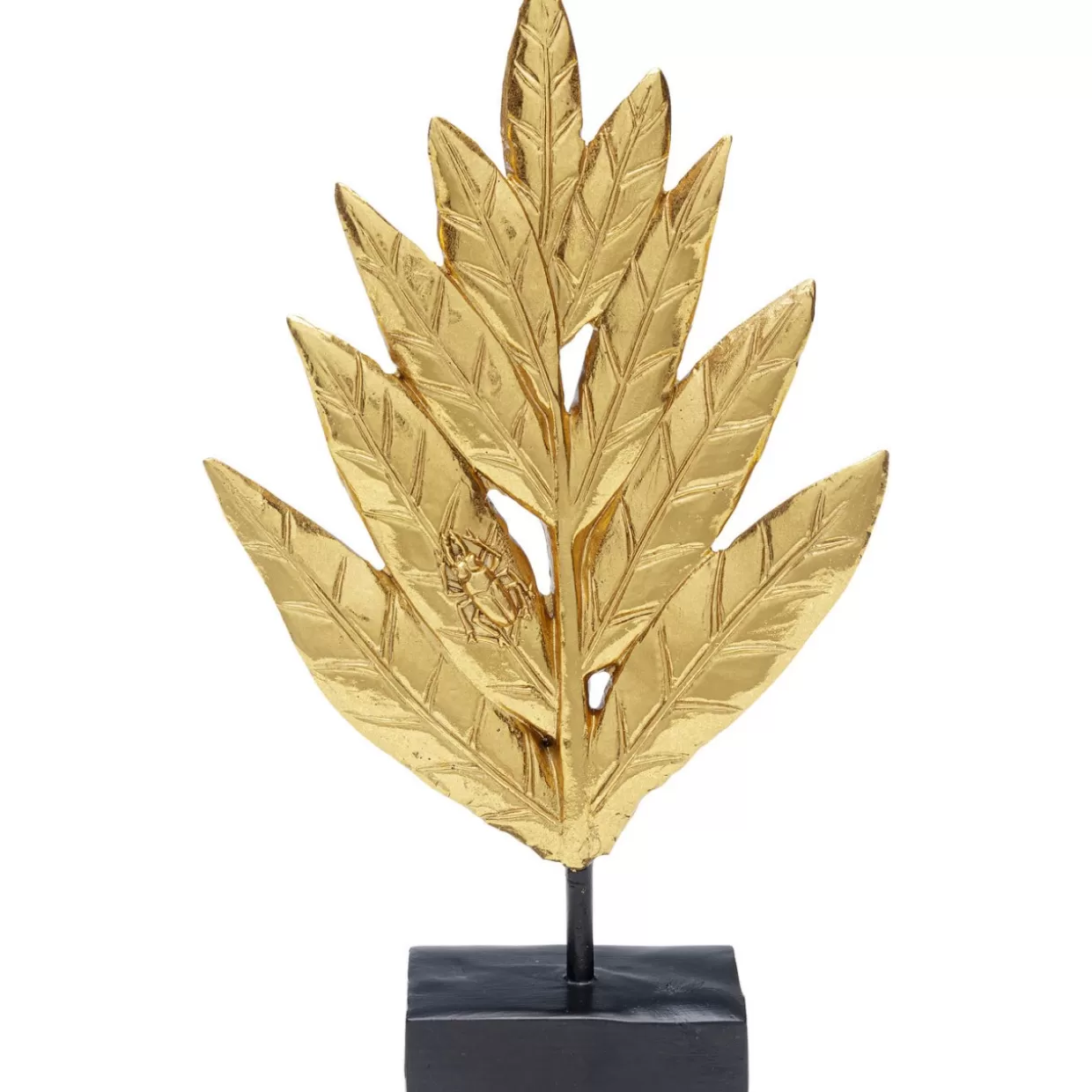 Decorazione Foglie Dorate 15cm per Interni - Oggetto Regalo Stile KARE Design