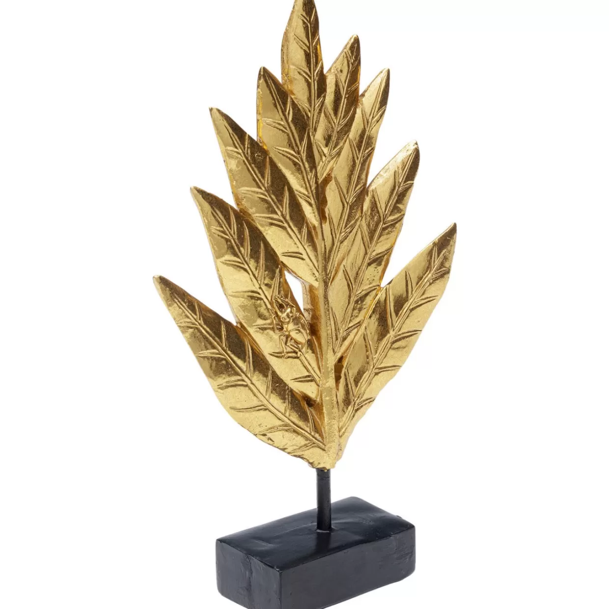 Decorazione Foglie Dorate 15cm per Interni - Oggetto Regalo Stile KARE Design