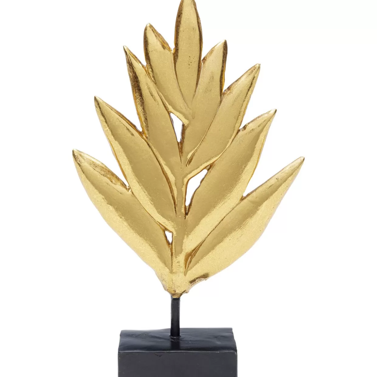 Decorazione Foglie Dorate 15cm per Interni - Oggetto Regalo Stile KARE Design