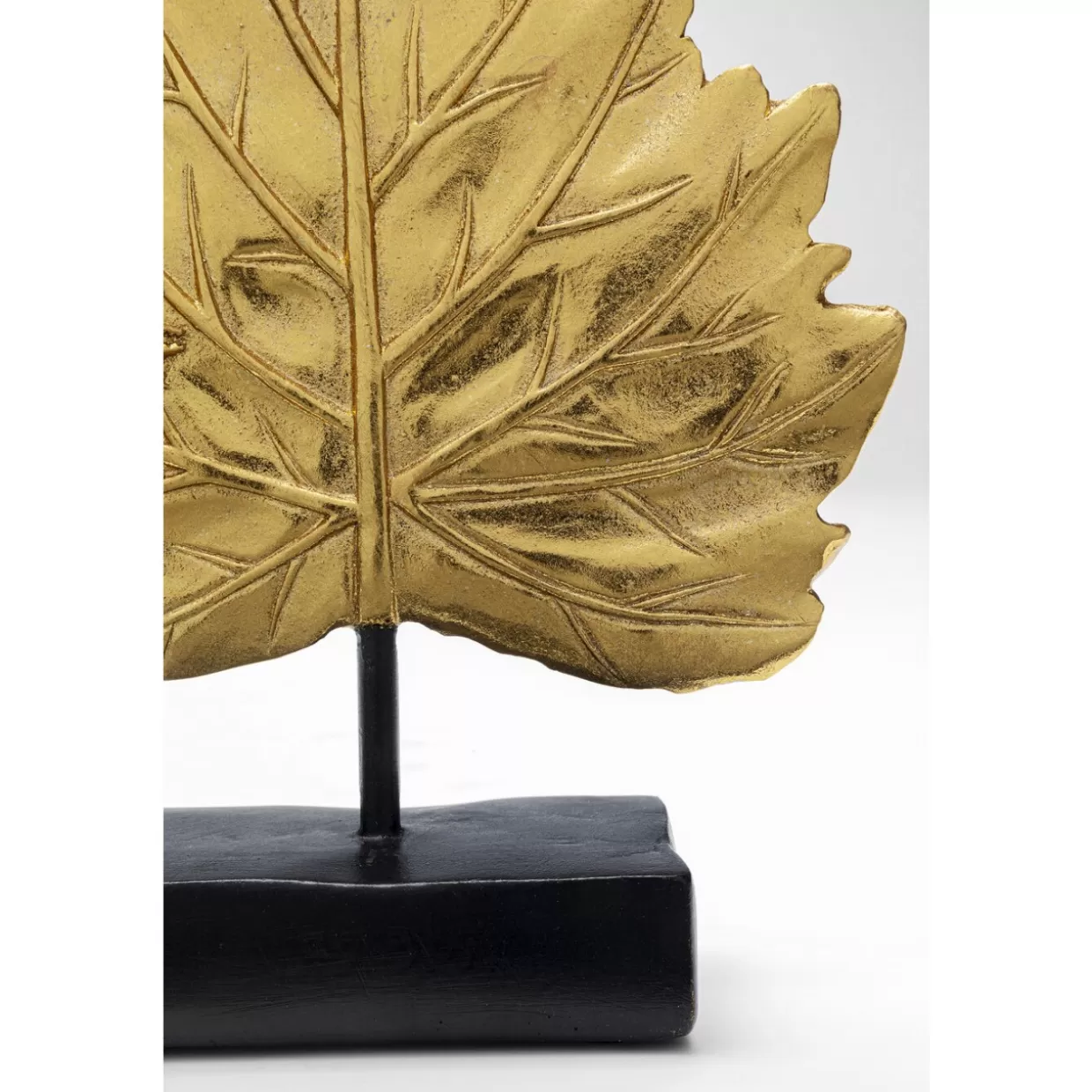 KARE Design - Decorazione Foglie Oro in stile moderno, 17cm - Accessori per la Casa e Idee Regalo con Finitura Brillante