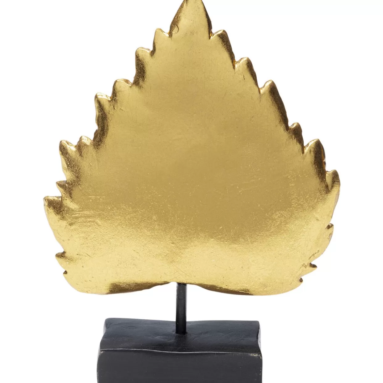 KARE Design - Decorazione Foglie Oro in stile moderno, 17cm - Accessori per la Casa e Idee Regalo con Finitura Brillante