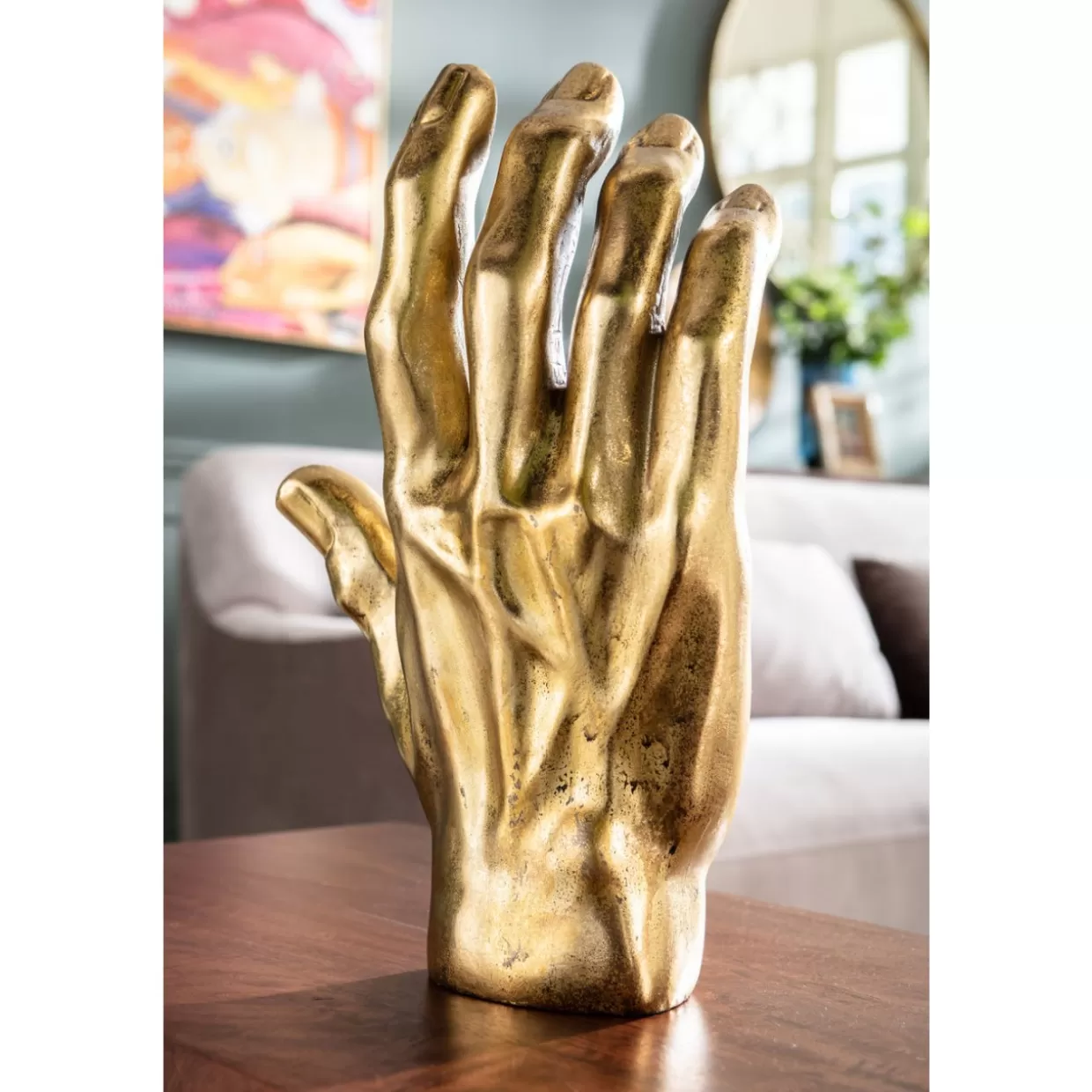 Decorazione Mano Dorata KARE Design - Oggetto Artistico per Regali e Arredamento di Lusso