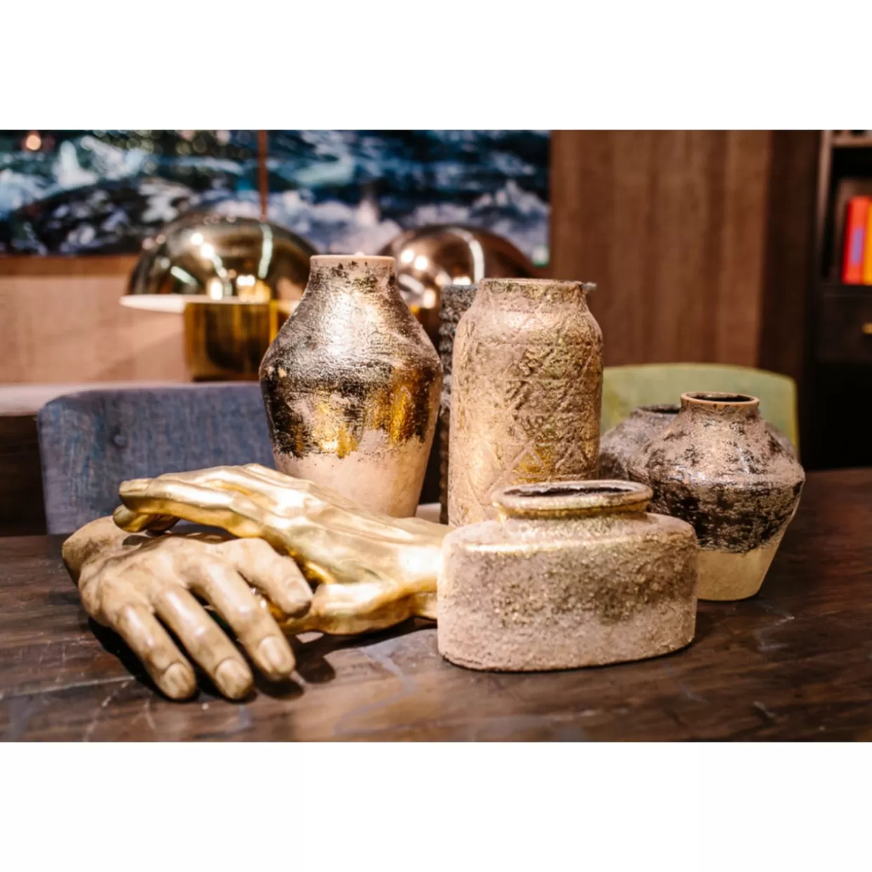 Decorazione Mano Dorata KARE Design - Oggetto Artistico per Regali e Arredamento di Lusso