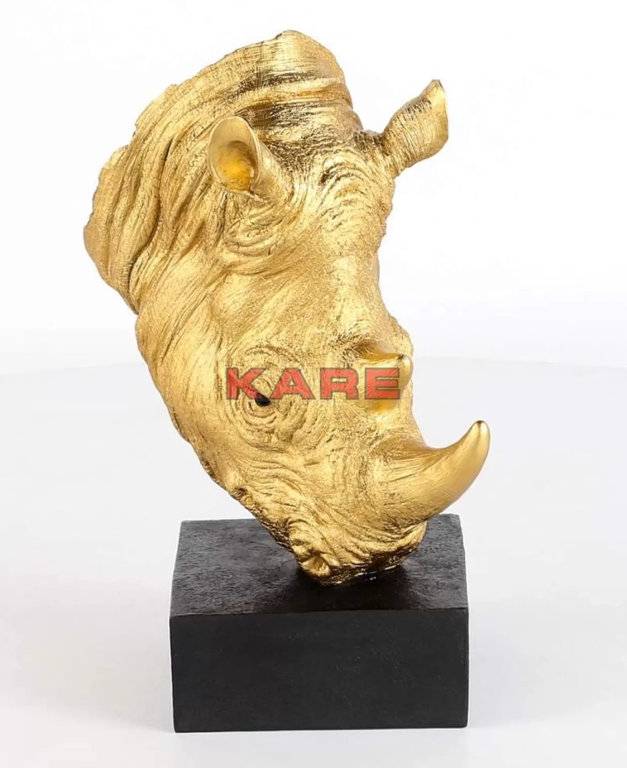 KARE Design - Scultura Dorata Rinoceronte per Decorazioni d'Interni & Regali Esclusivi 

(：，，