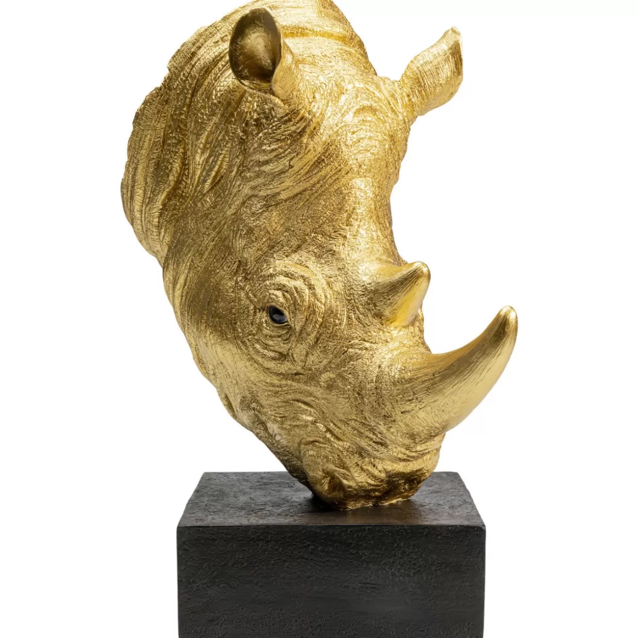 KARE Design - Scultura Dorata Rinoceronte per Decorazioni d'Interni & Regali Esclusivi 

(：，，