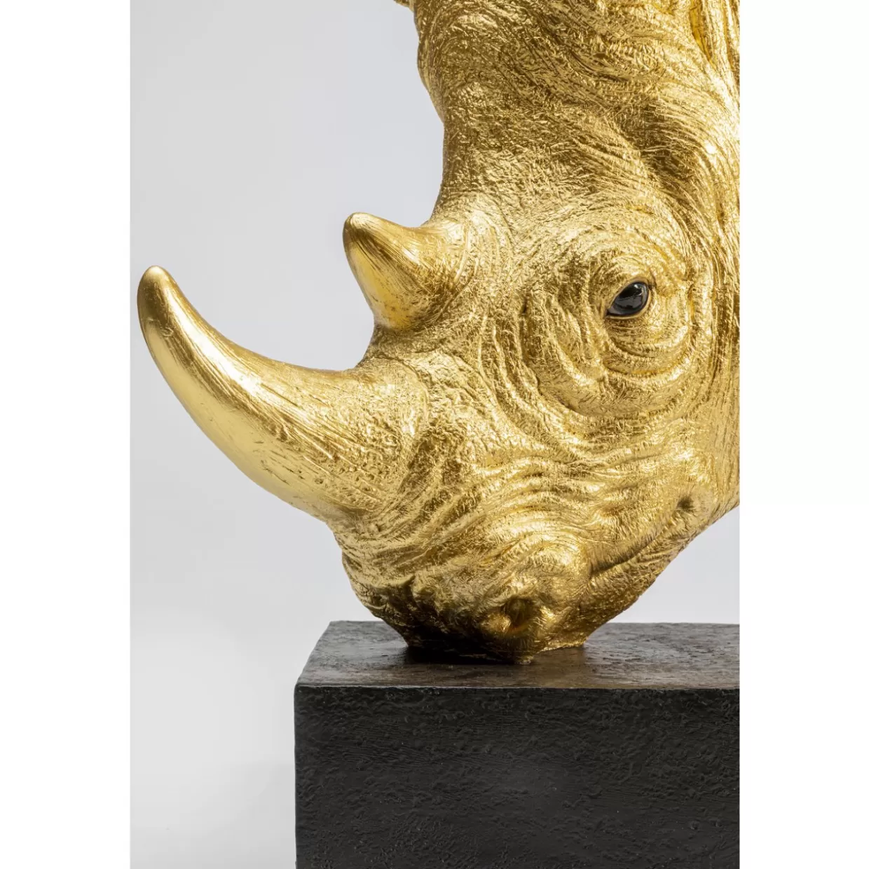 KARE Design - Scultura Dorata Rinoceronte per Decorazioni d'Interni & Regali Esclusivi 

(：，，