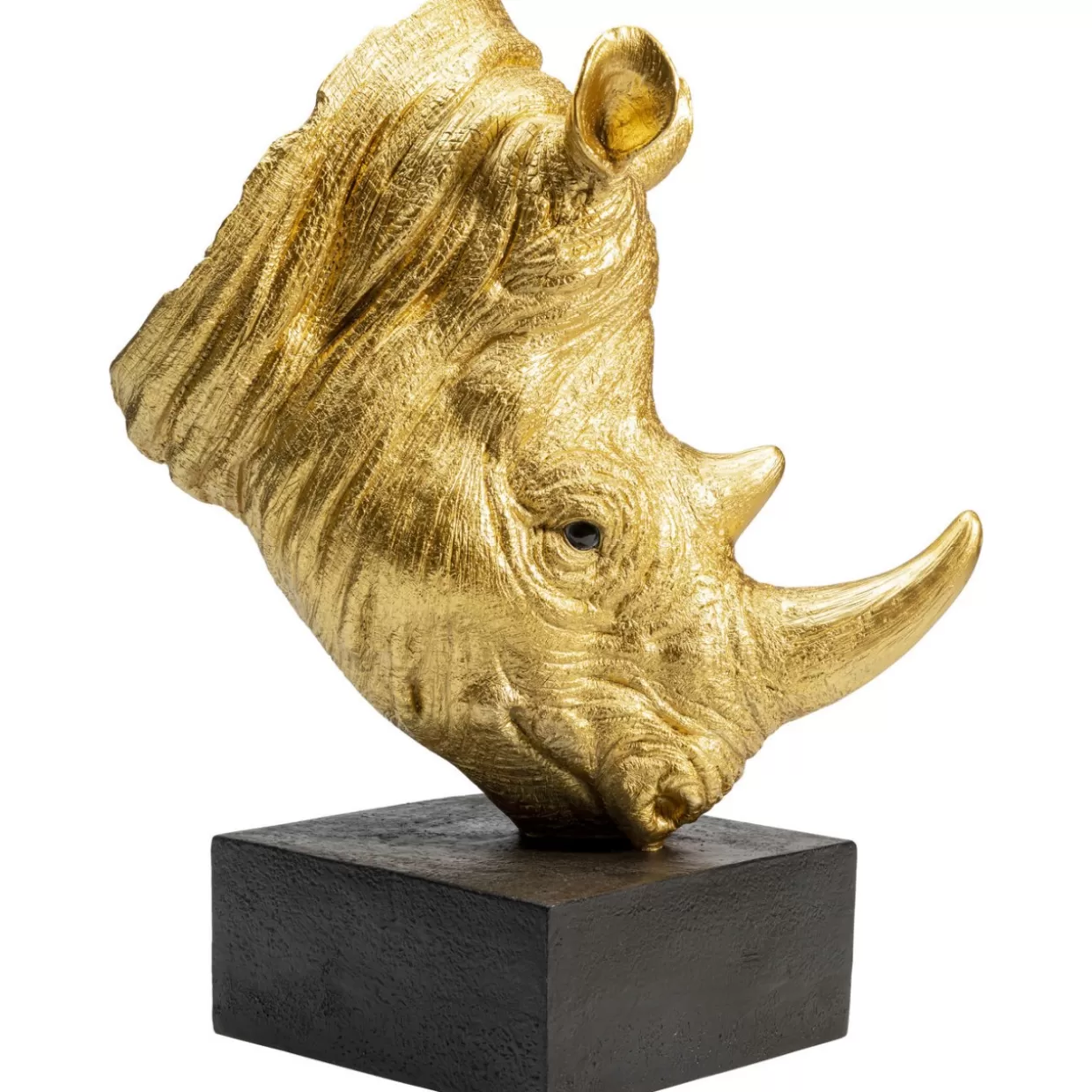 KARE Design - Scultura Dorata Rinoceronte per Decorazioni d'Interni & Regali Esclusivi 

(：，，