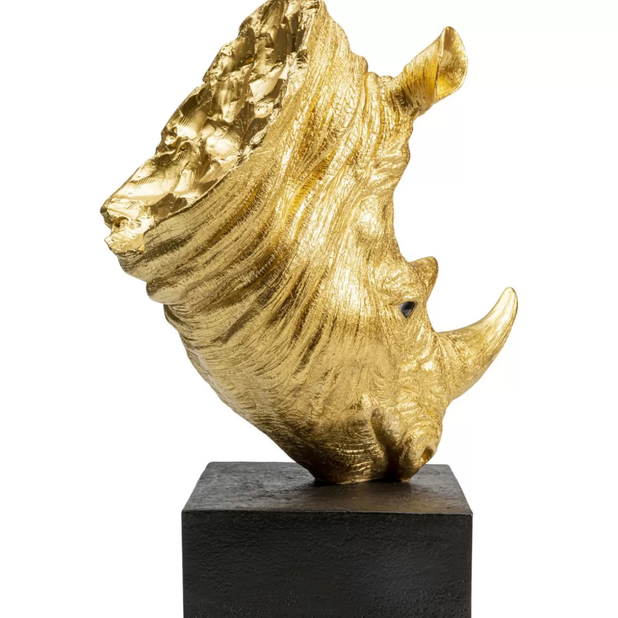 KARE Design - Scultura Dorata Rinoceronte per Decorazioni d'Interni & Regali Esclusivi 

(：，，