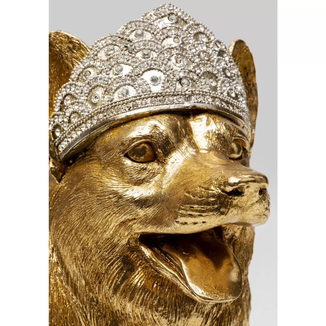 KARE Design - Corgi Regale in Posizione Eretta, Decorazione per la Casa Moderna con Stile Elegante - Idea Regalo Originale per Appassionati di Cani