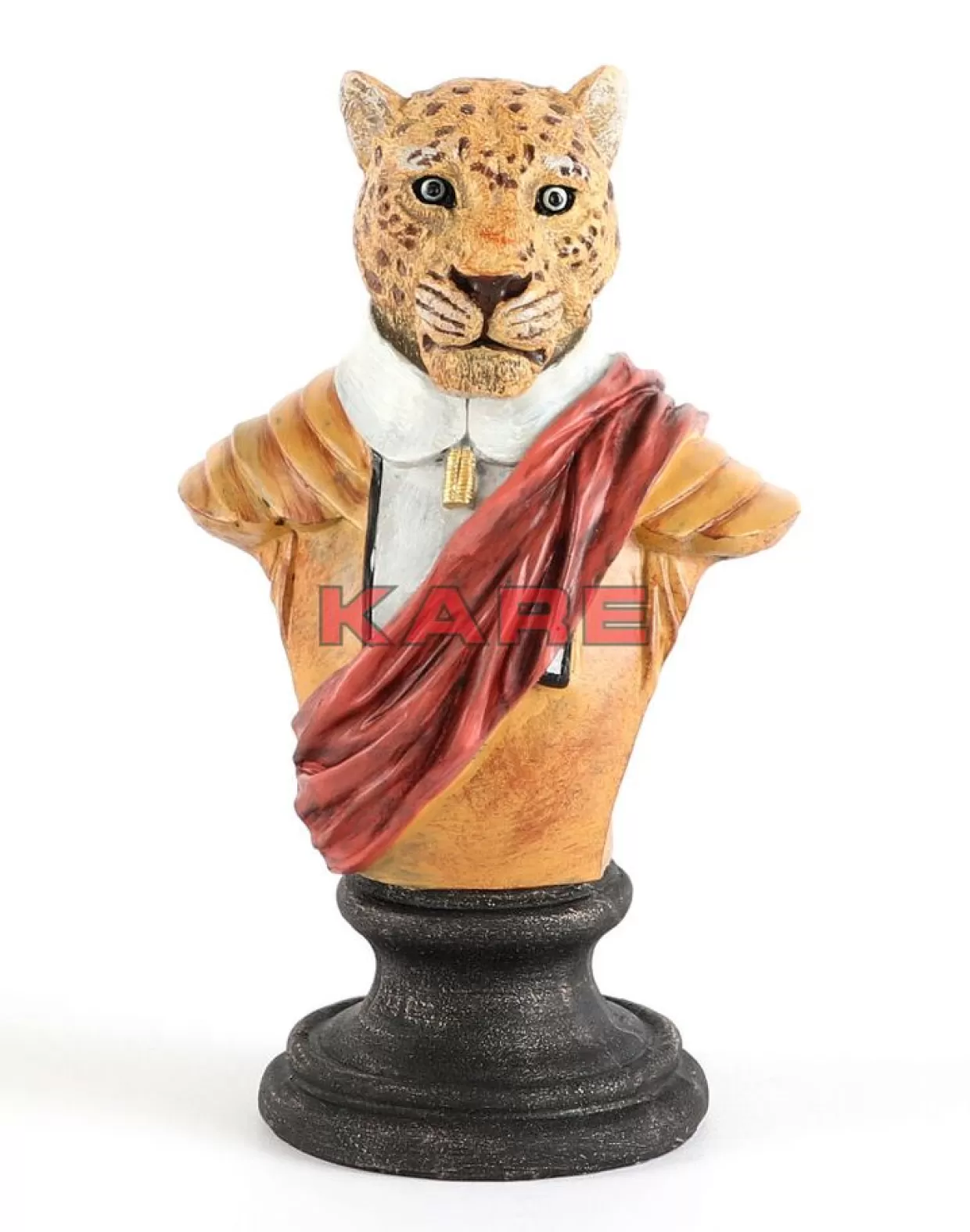 KARE Design - Leopardo Elegante: Scultura Decorativa per Soggiorno Stiloso