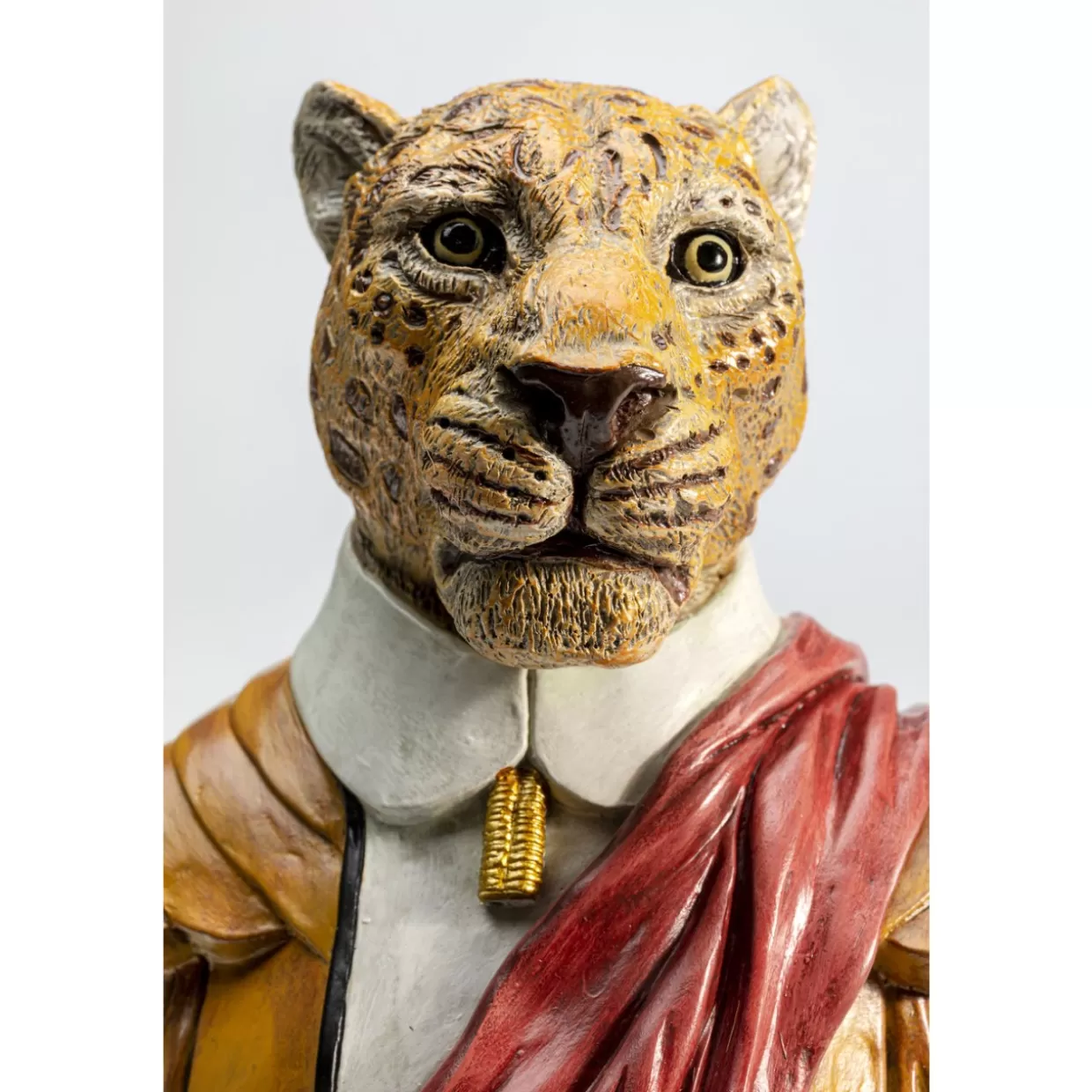 KARE Design - Leopardo Elegante: Scultura Decorativa per Soggiorno Stiloso