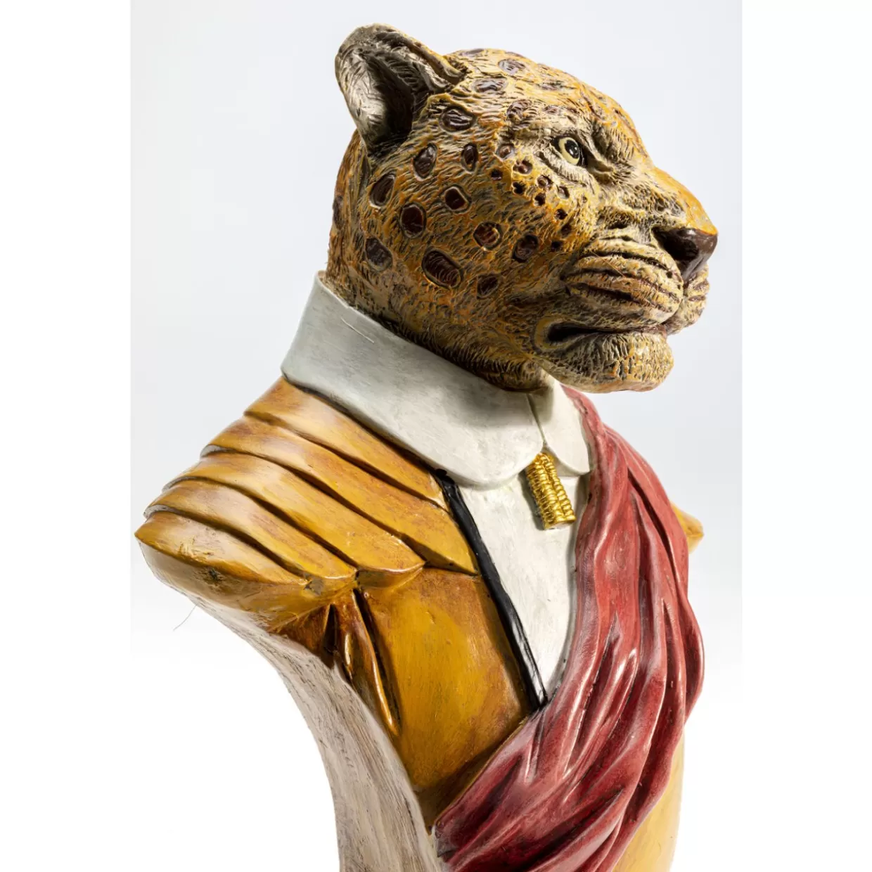 KARE Design - Leopardo Elegante: Scultura Decorativa per Soggiorno Stiloso