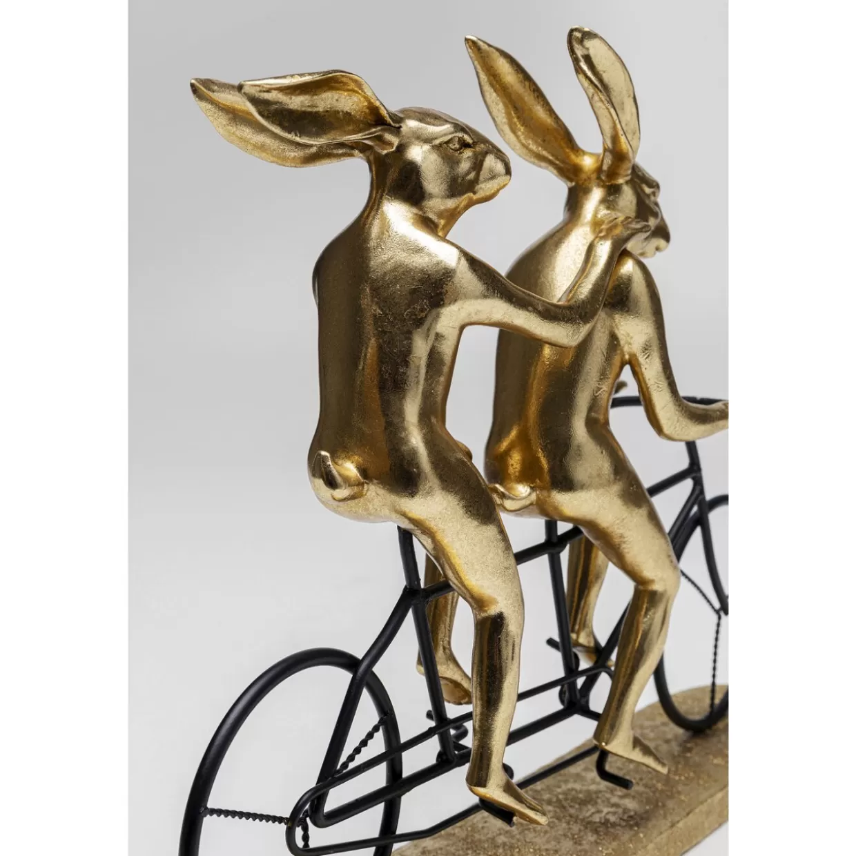KARE Design - Decorazioni e Articoli Regalo | Conigli in Tandem - Oggetto Decorativo Originale per la Casa
