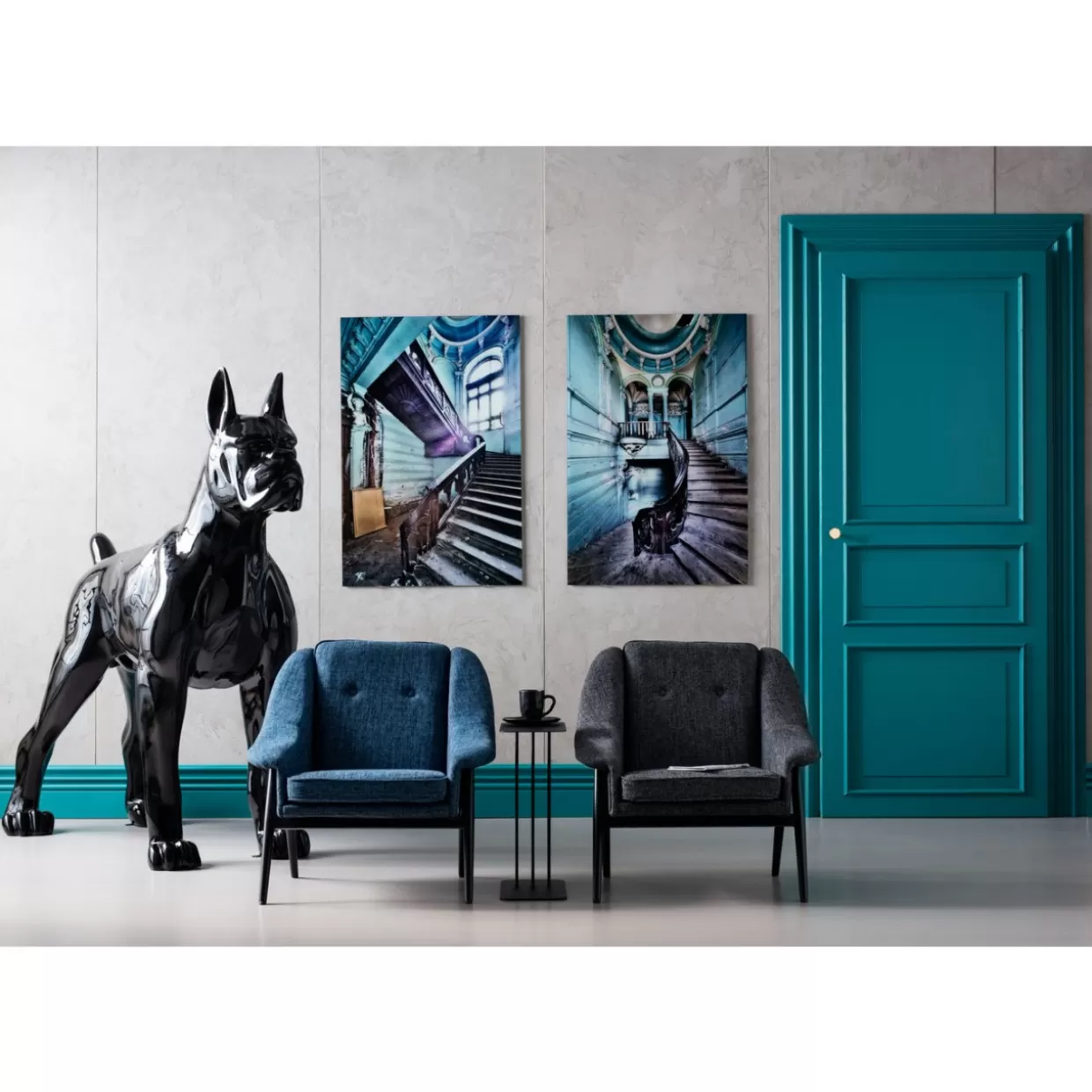 Oggetto Decorativo Moderno Toto Grande in Nero - Articolo Regalo e Arredamento per la Casa di KARE Design