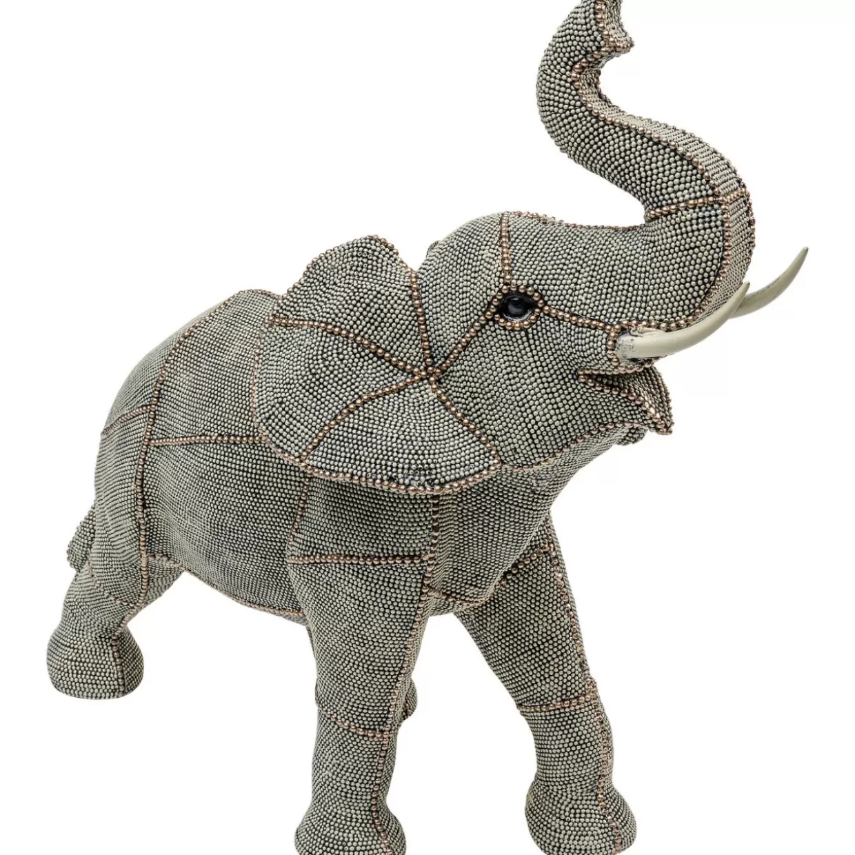 Elefante Elegante con Perle - Complemento d'Arredo KARE Design per la Casa, Regalo Originale con Stile