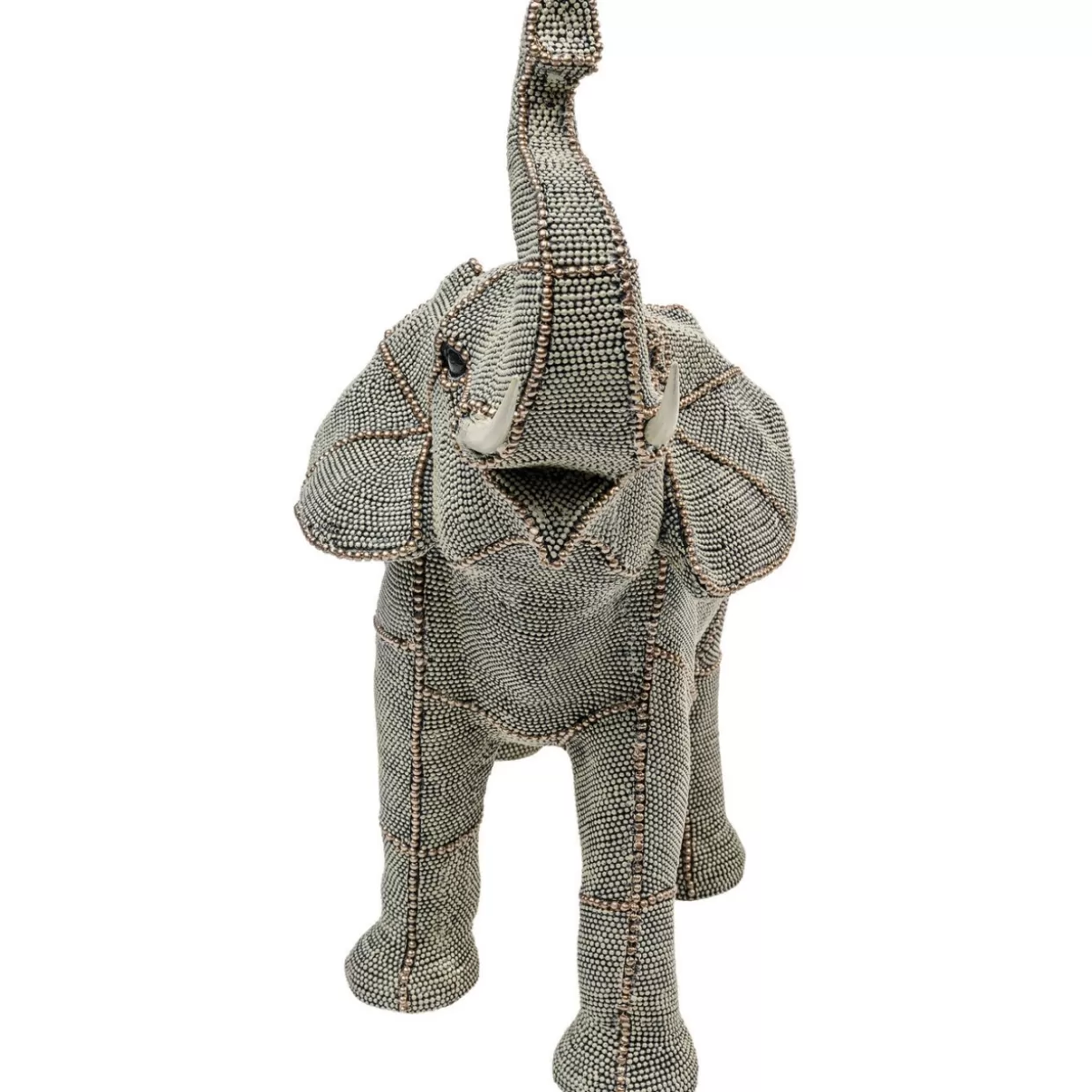 Elefante Elegante con Perle - Complemento d'Arredo KARE Design per la Casa, Regalo Originale con Stile
