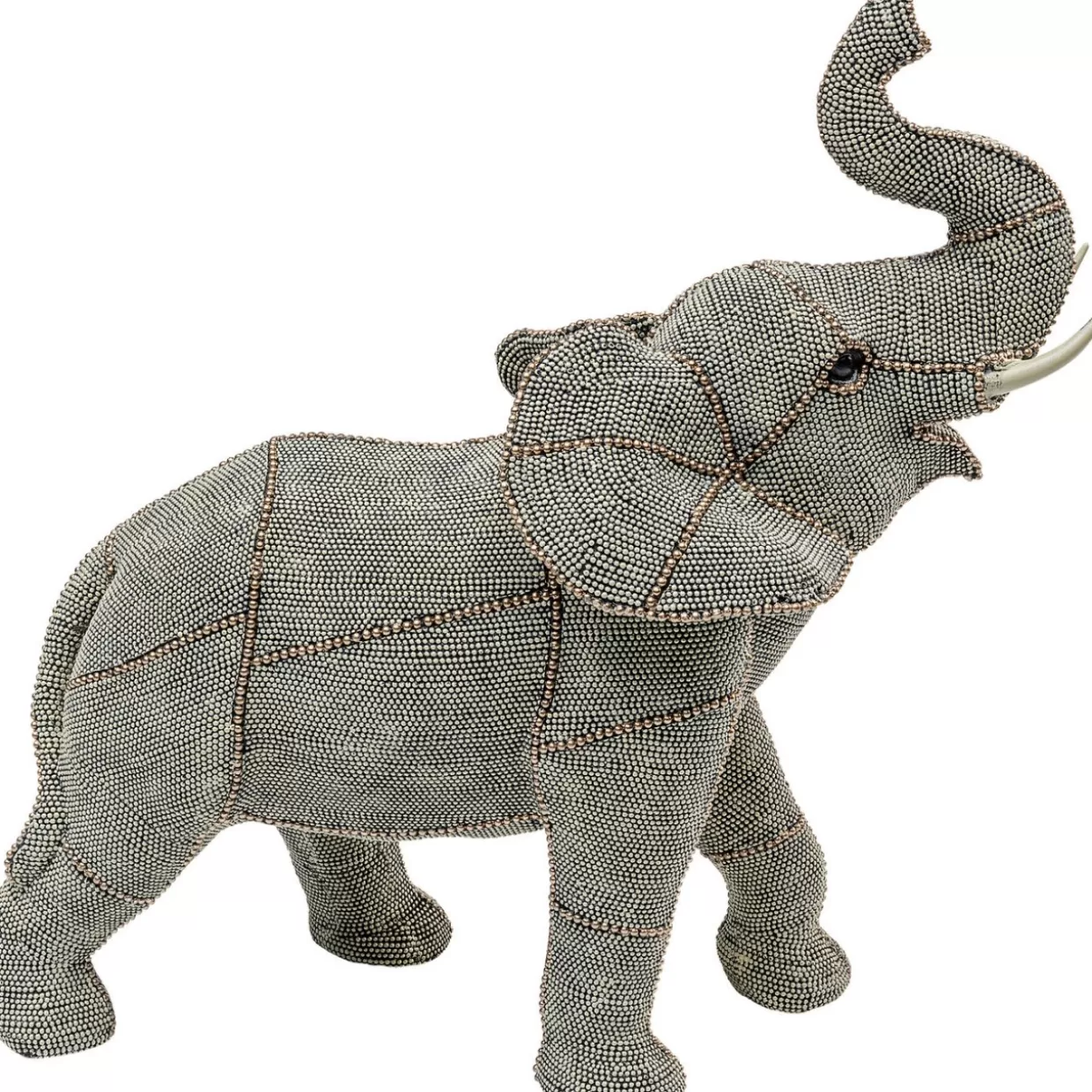 Elefante Elegante con Perle - Complemento d'Arredo KARE Design per la Casa, Regalo Originale con Stile