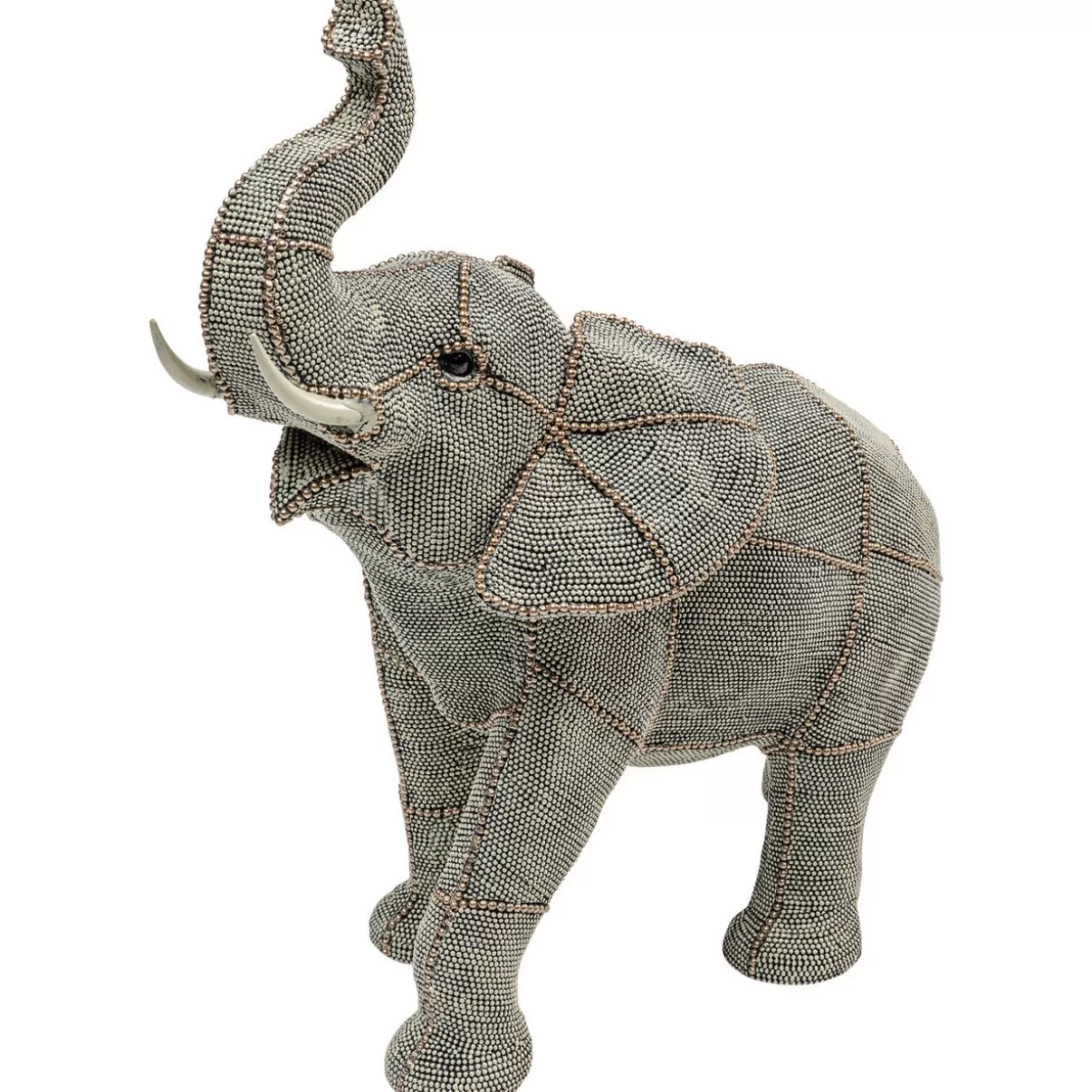 Elefante Elegante con Perle - Complemento d'Arredo KARE Design per la Casa, Regalo Originale con Stile