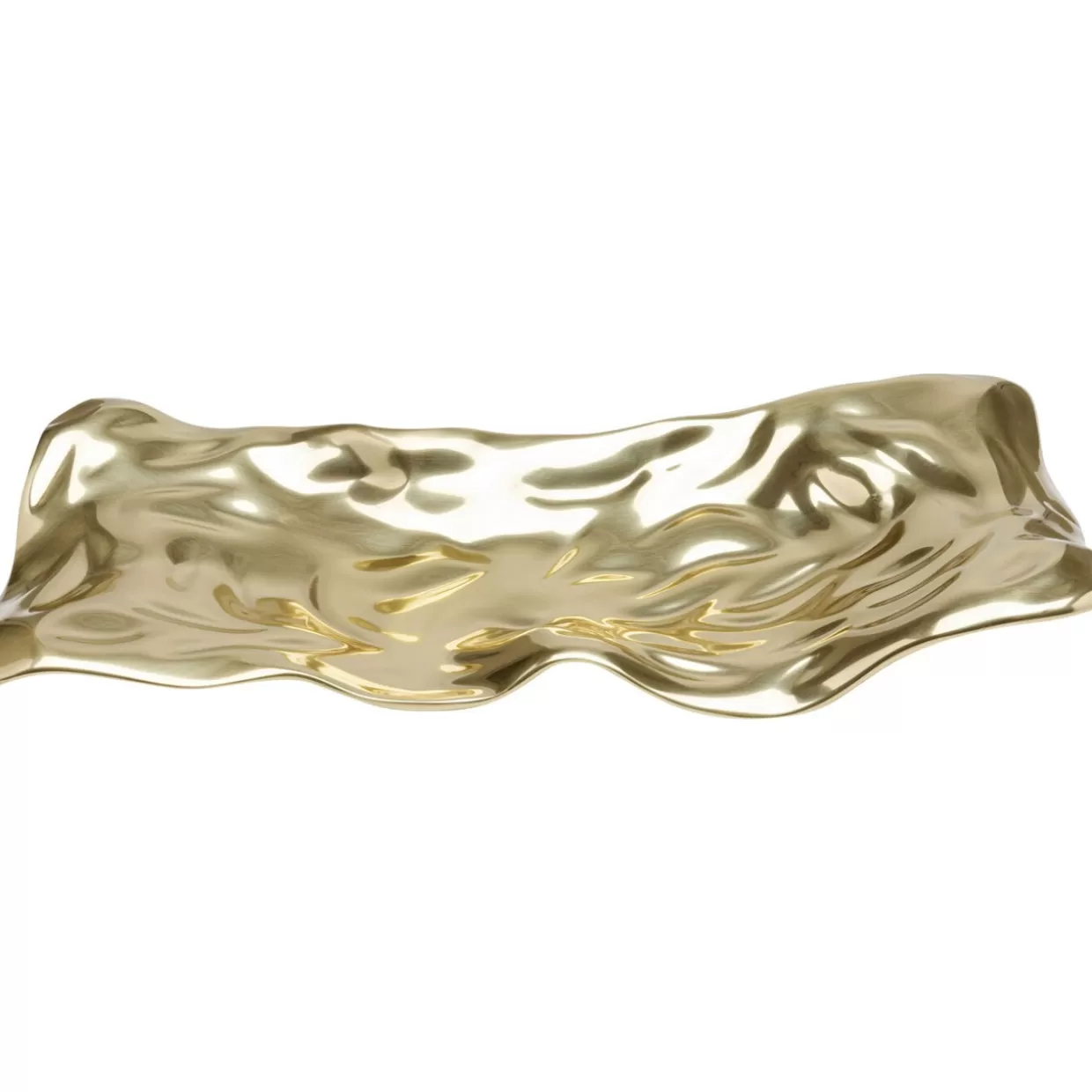 Ciotola Decorativa KARE Design in Tonalità Giada Oro - Elegante Complemento per Arredamento Moderno, Misure 48x22 cm
