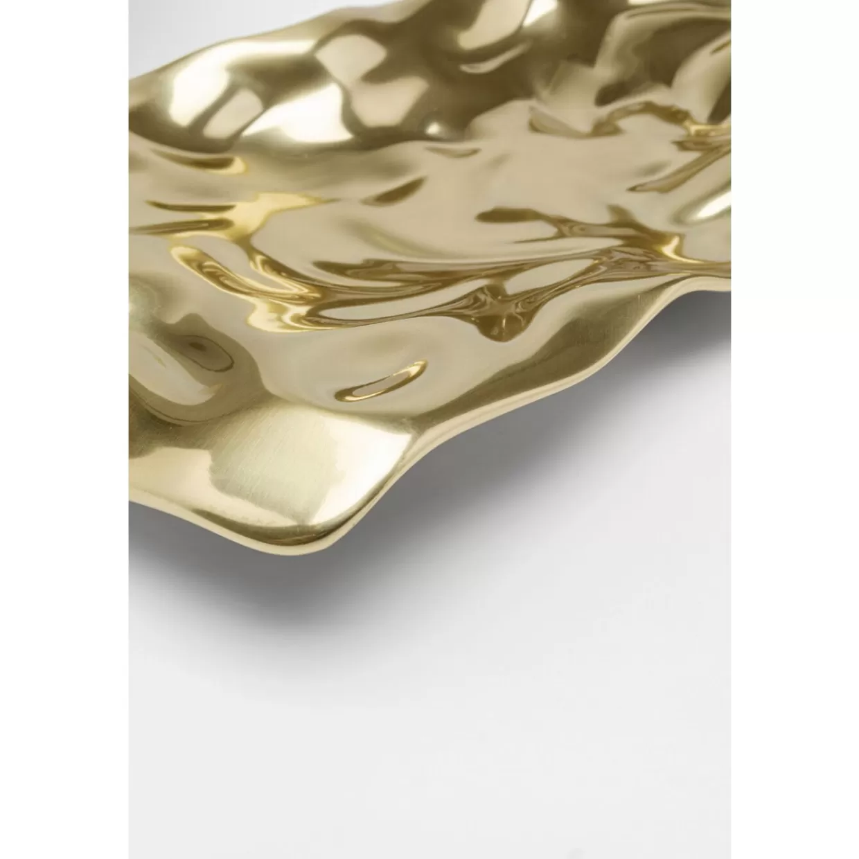 Ciotola Decorativa KARE Design in Tonalità Giada Oro - Elegante Complemento per Arredamento Moderno, Misure 48x22 cm