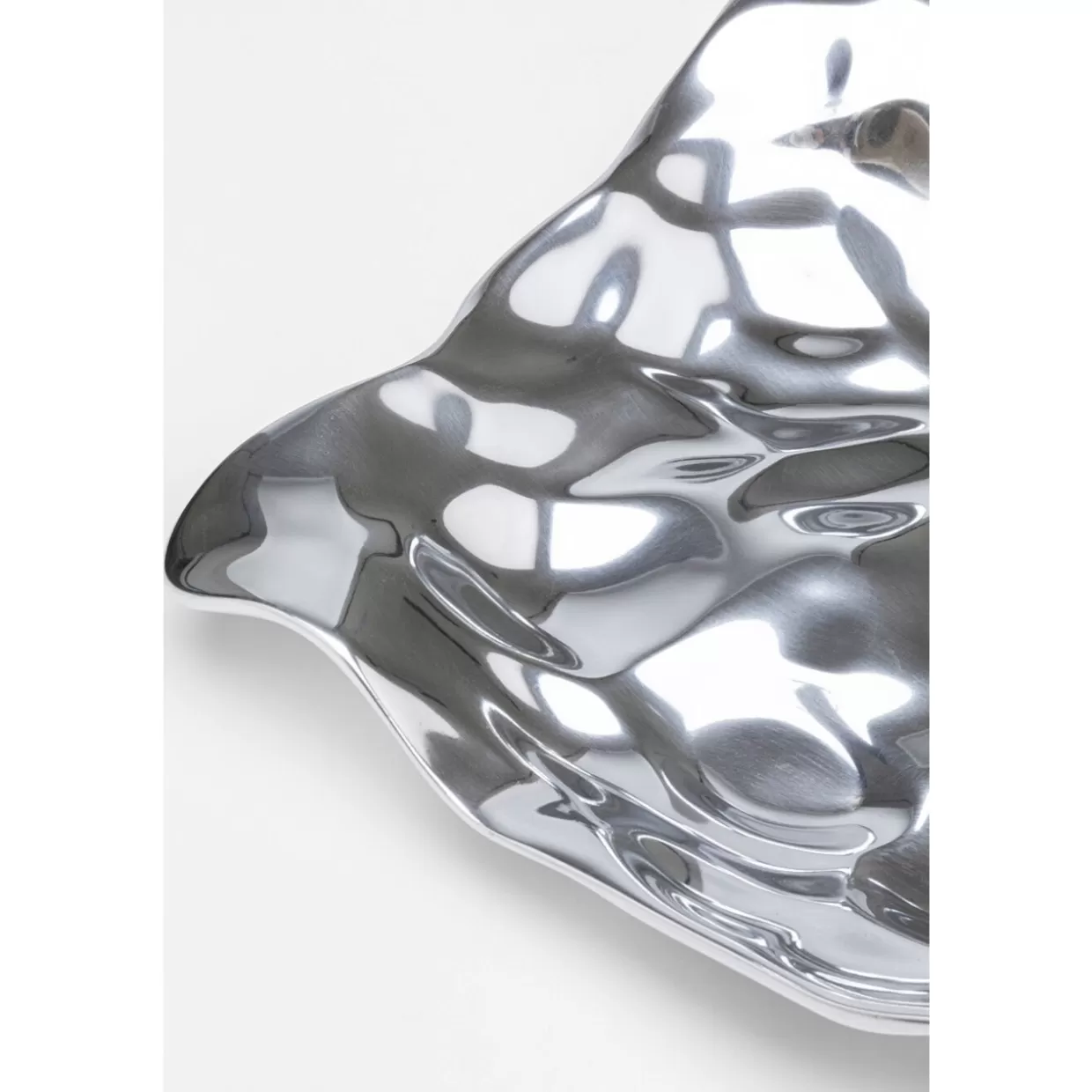 KARE Design - Ciotola Decorativa in Giada con Rifiniture Argentate, Diametro 31cm x Altezza 29cm - Complemento d'Arte per Tavoli e Mensole