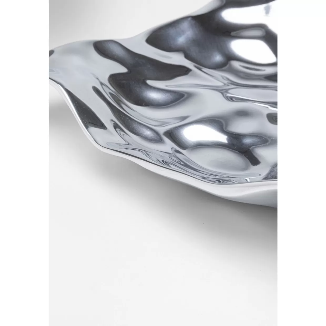 KARE Design - Ciotola Decorativa in Giada con Rifiniture Argentate, Diametro 31cm x Altezza 29cm - Complemento d'Arte per Tavoli e Mensole