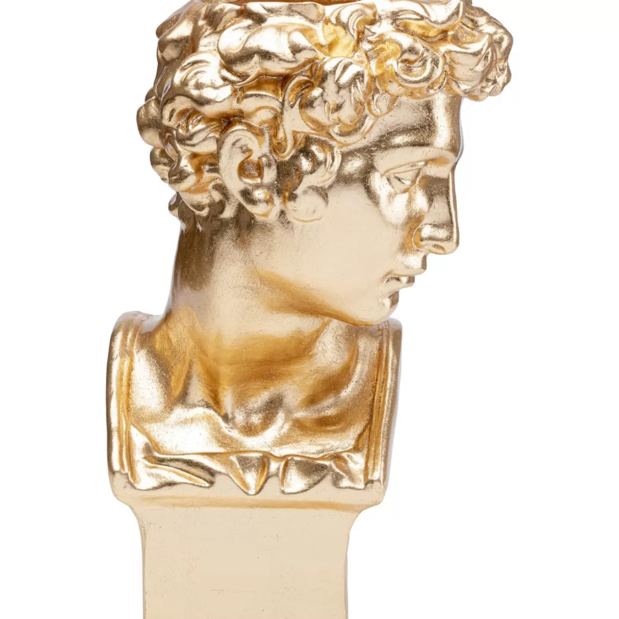 KARE Design - Vaso Decorativo David Dorato per Organizzazione Casa con Stile 

(: ，