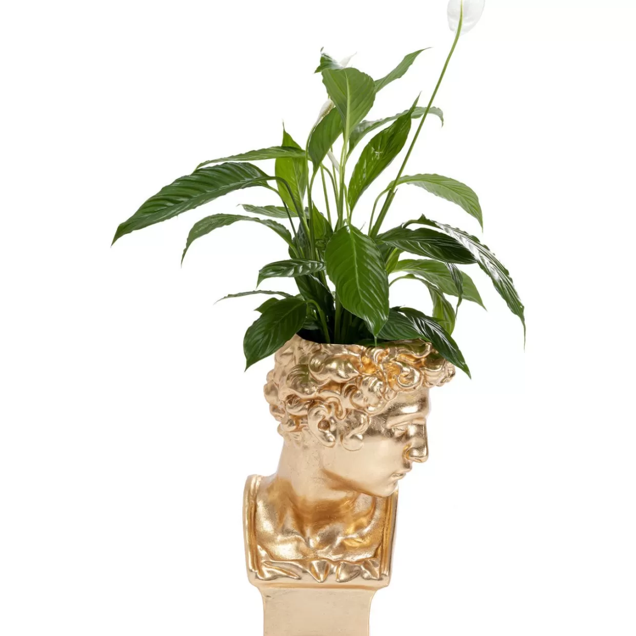 KARE Design - Vaso Decorativo David Dorato per Organizzazione Casa con Stile 

(: ，